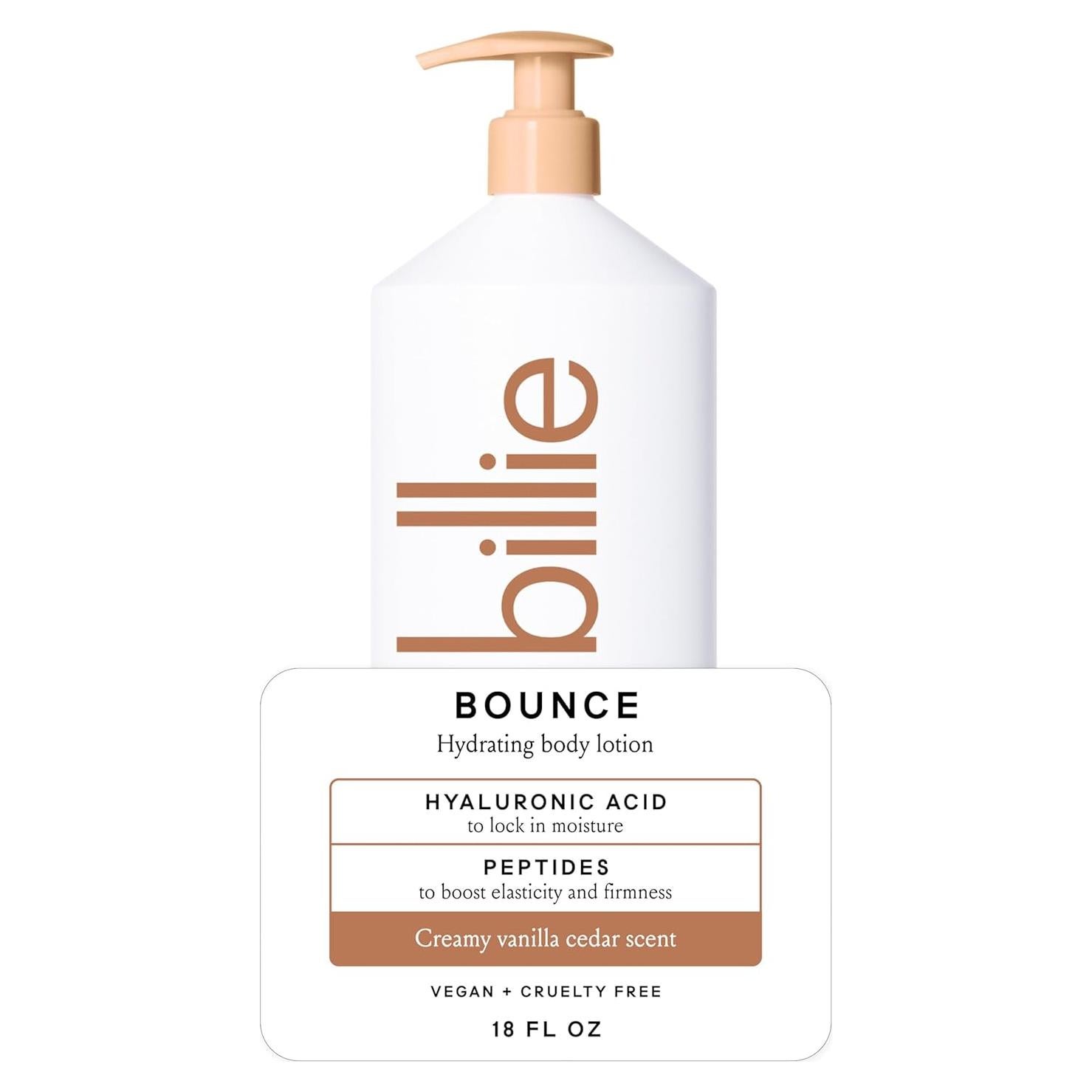 Loción Corporal Hidratante Billie Bounce 532 ml - Cedro Vainilla