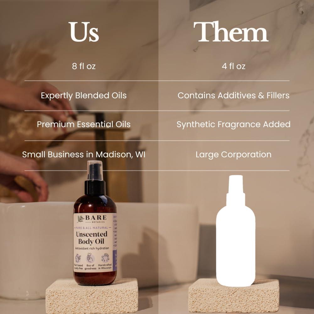 Aceite Corporal Hidratante Bare Botanics 240 ml Menta Vegano