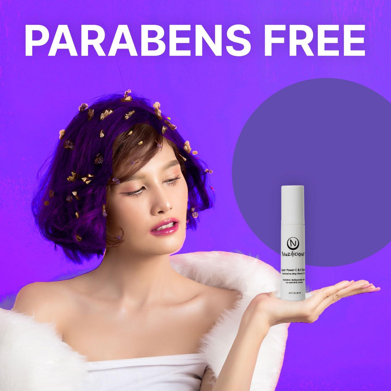 Suero Facial Nuzilicious Super C y E 7.09 ml - Vegano