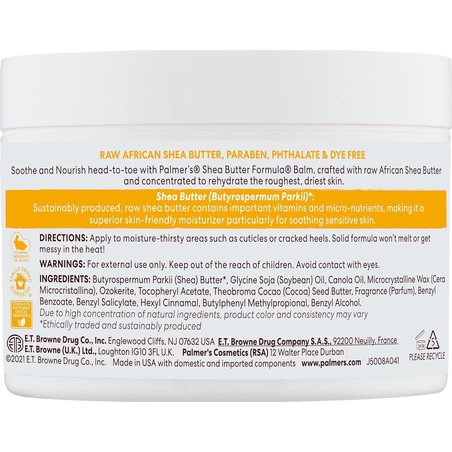 Bálsamo Corporal Palmer's Manteca de Karité Cruda 205g