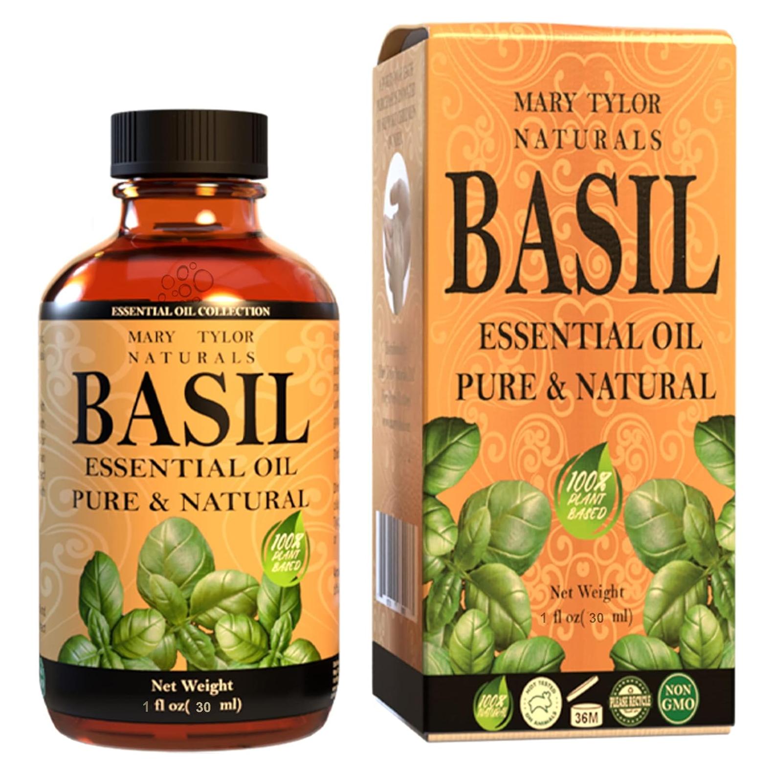 Aceite Esencial de Albahaca 30 ml Mary Tylor Naturals Puro