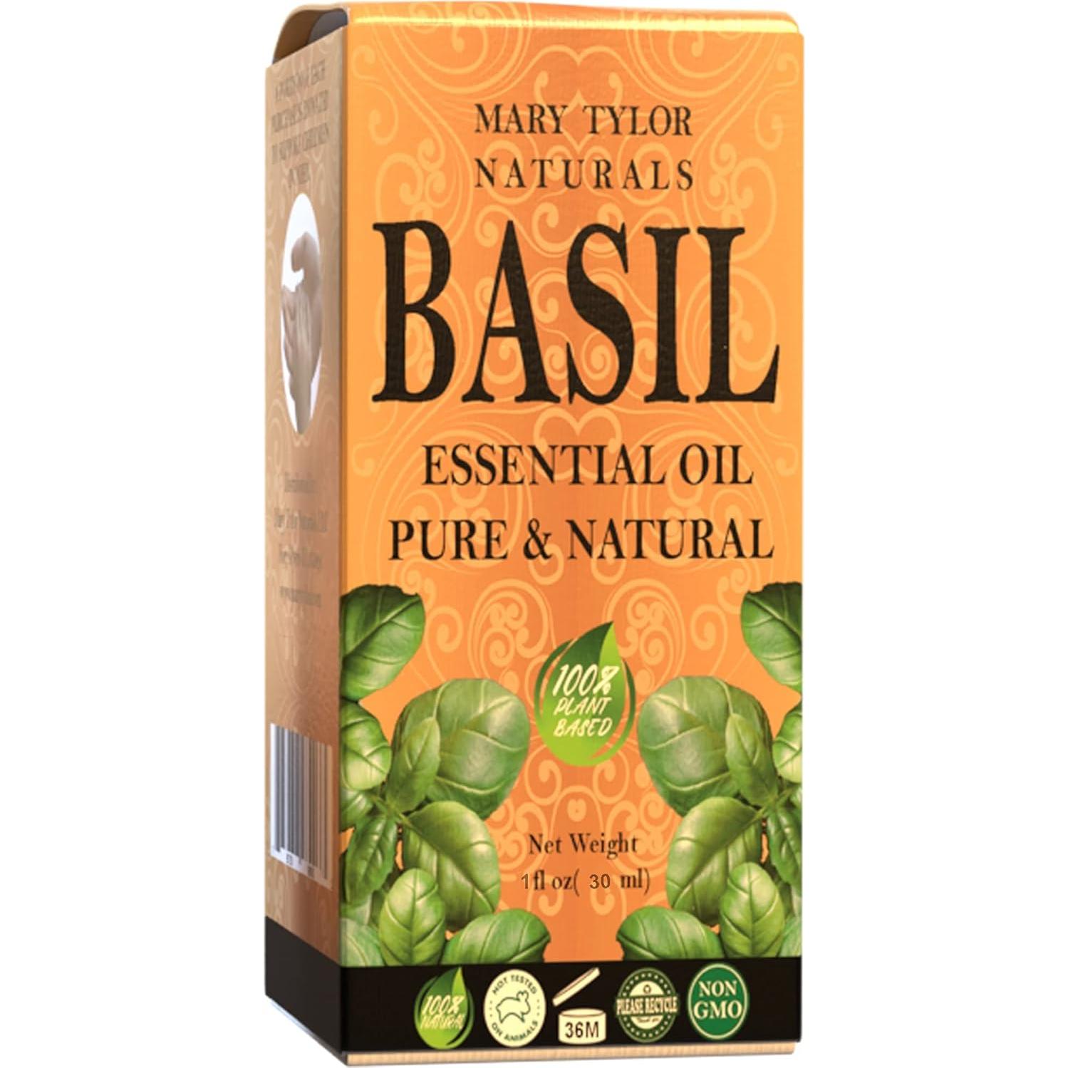 Aceite Esencial de Albahaca 30 ml Mary Tylor Naturals Puro