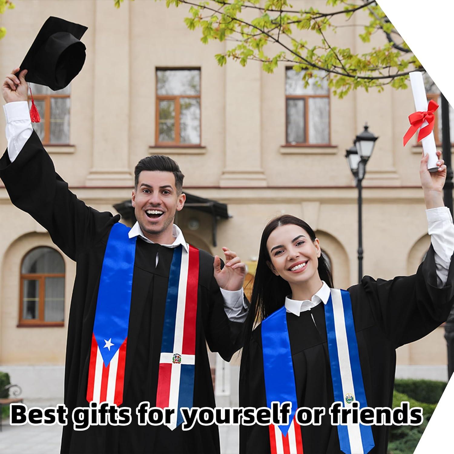 Estola de Graduación JJZ-Gradstole Bandera Americana 182.88 cm