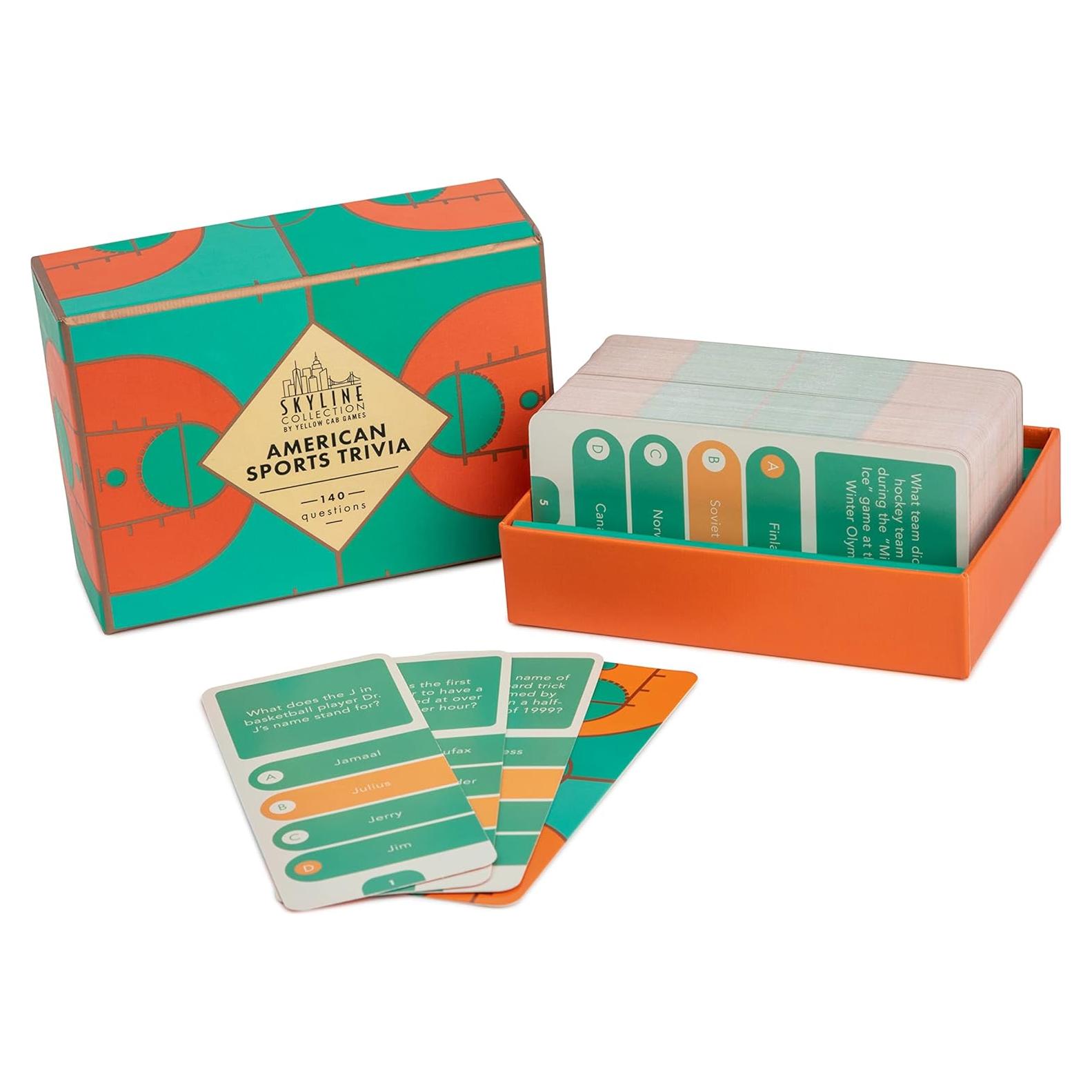 Juego de Trivia Deportes Americanos Yellow Cab - 140 Tarjetas