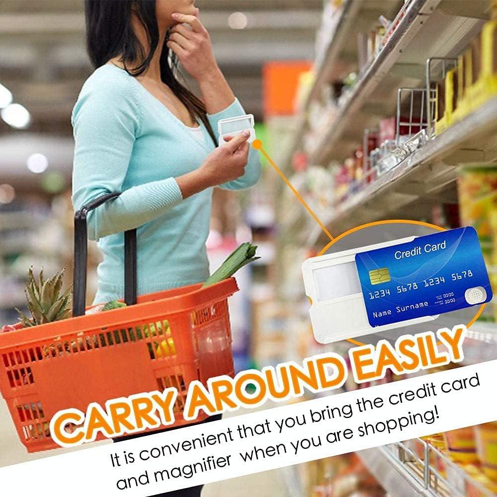 Lupa de Tarjeta 3X MagDepo con Soporte y Regla 12cm