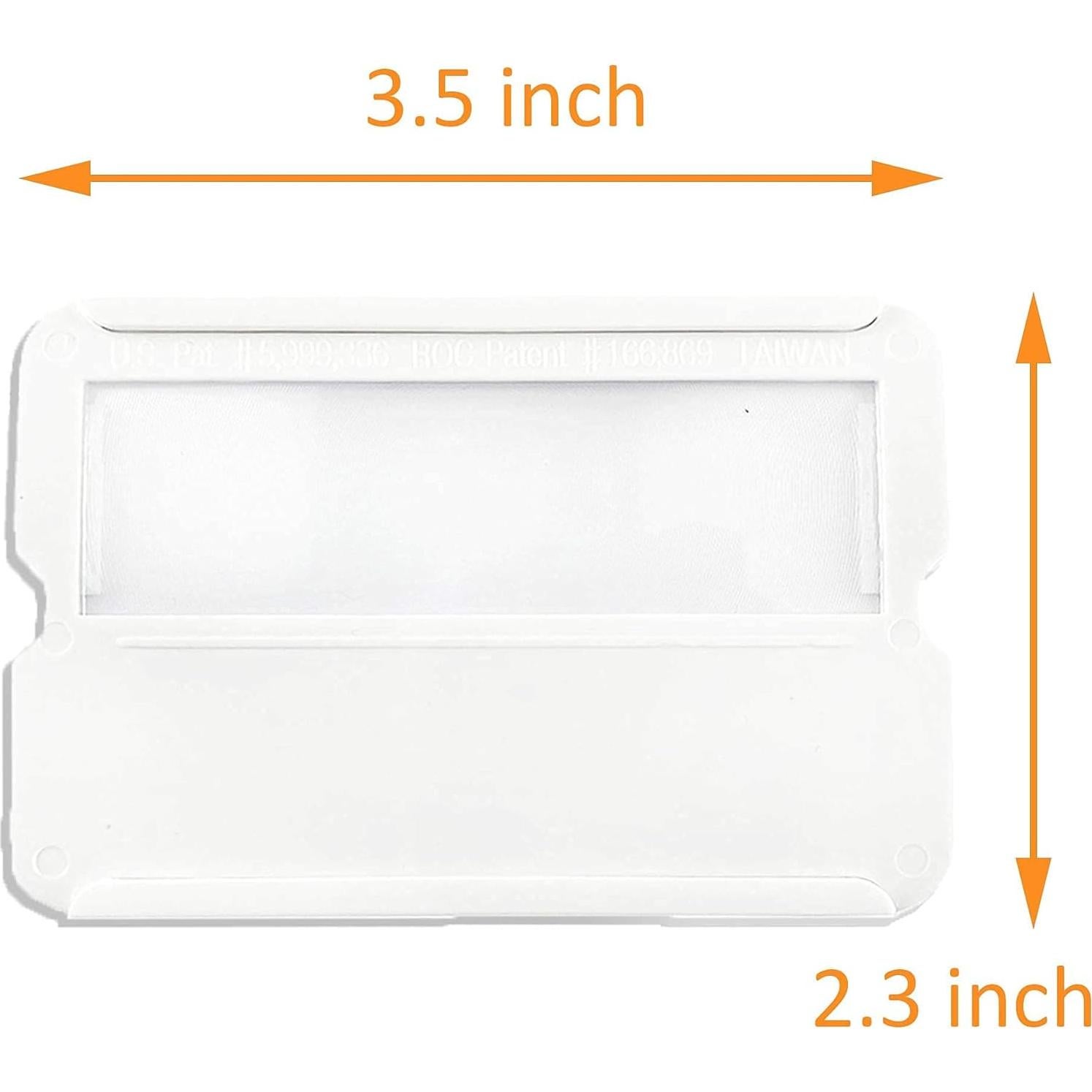 Lupa de Tarjeta 3X MagDepo con Soporte y Regla 12cm