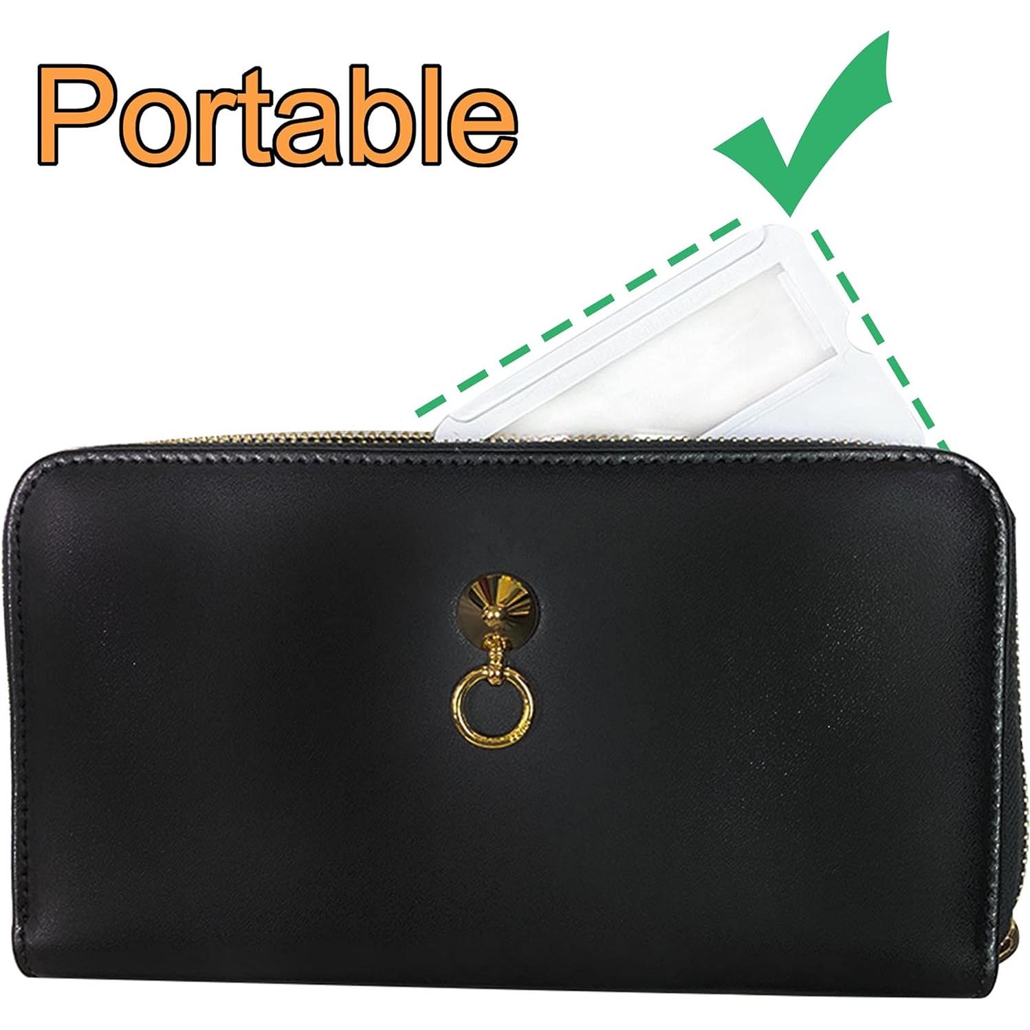 Lupa de Tarjeta 3X MagDepo con Soporte y Regla 12cm