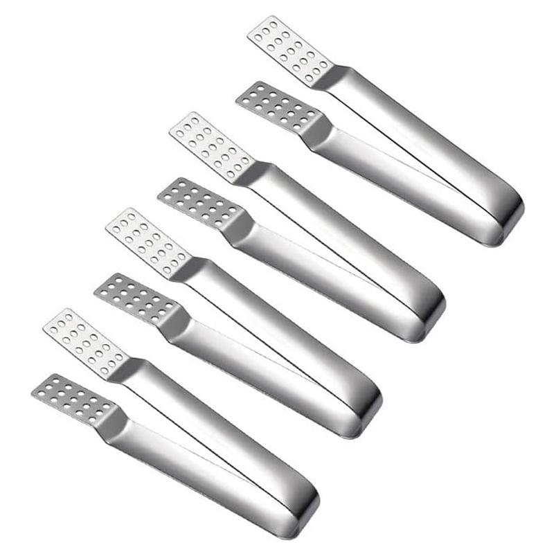 4 Pinzas para Bolsas de Té Acero Inoxidable TOPDANCHUANG 14 cm