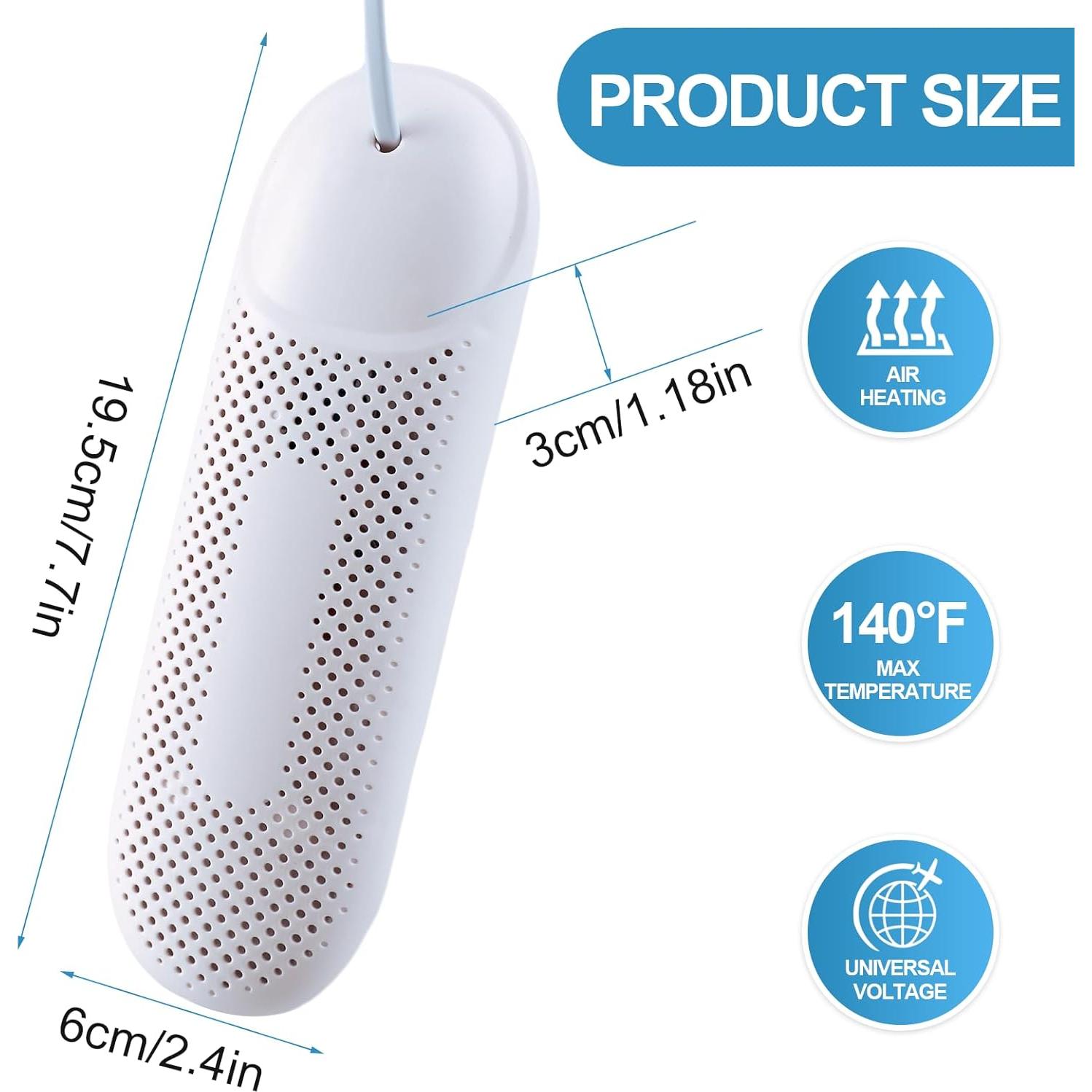 Secador de Botas Eléctrico Portátil Peet - 20.1x6.4 cm