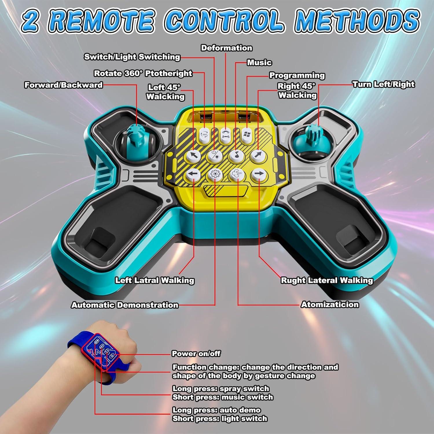 Coche Acrobático RC ZZPQ con Sensor de Gestos 360° Azul
