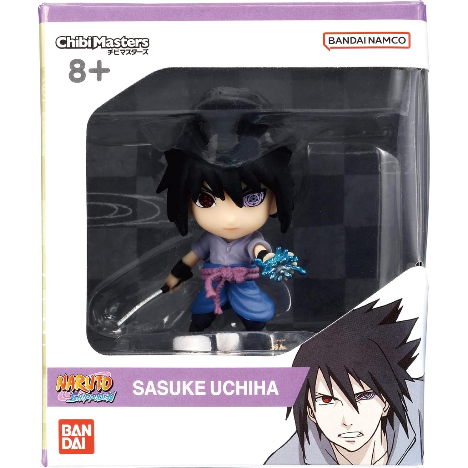 Figura de Anime Sasuke Uchiha Chibi Masters Bandai 8cm