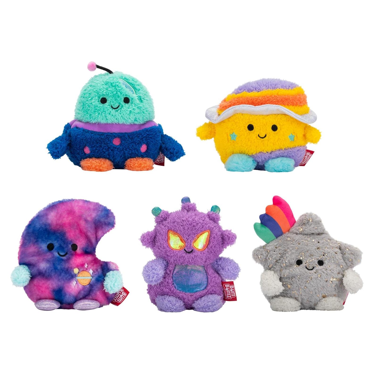 BumBumz Peluche 5-Pack CosmicBumz - Estrellas y Cohetes