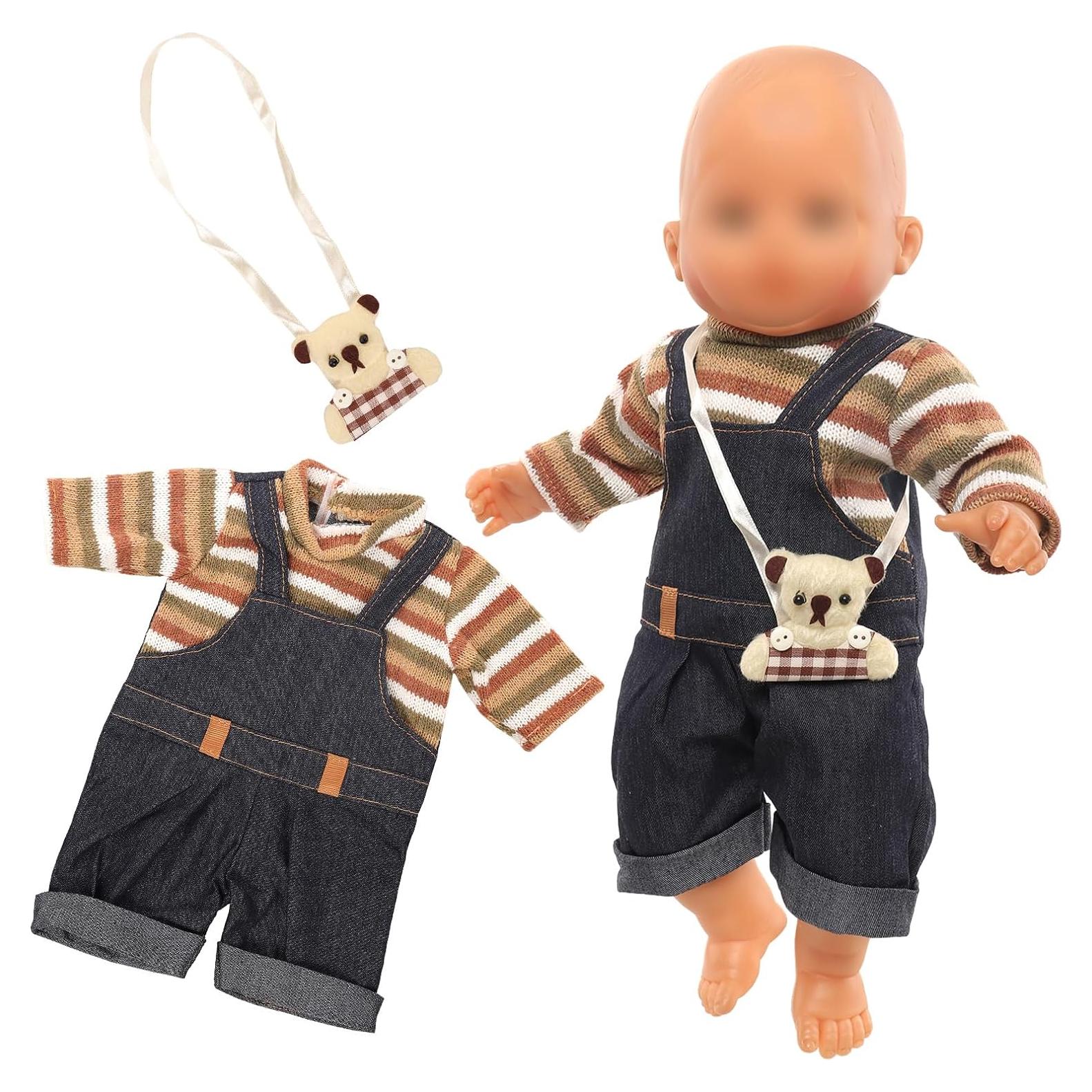 Vestido de Muñeca Miunana con Mochila de Oso 35-45 cm