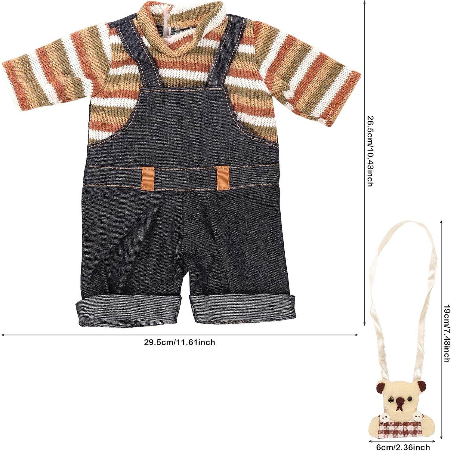 Vestido de Muñeca Miunana con Mochila de Oso 35-45 cm