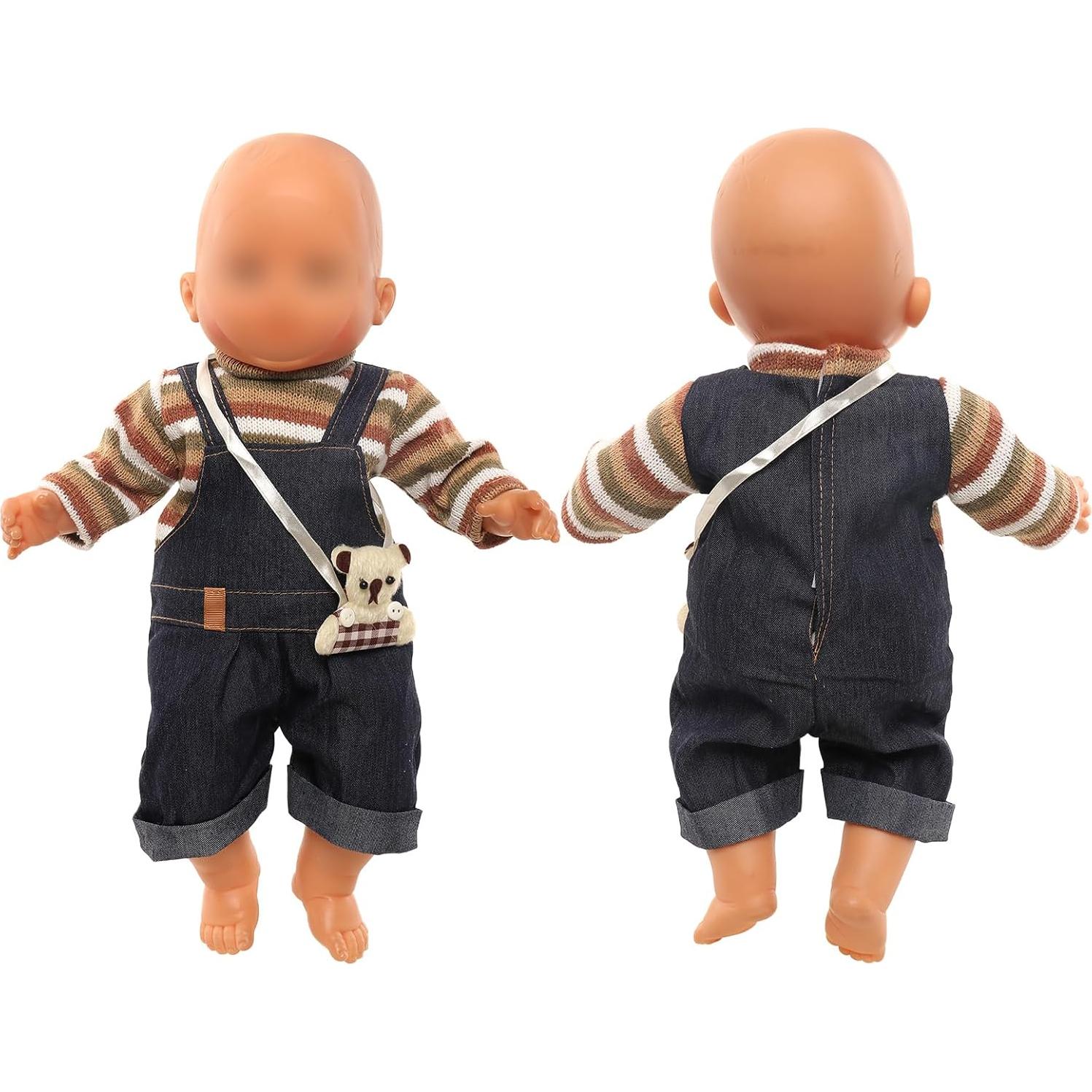 Vestido de Muñeca Miunana con Mochila de Oso 35-45 cm