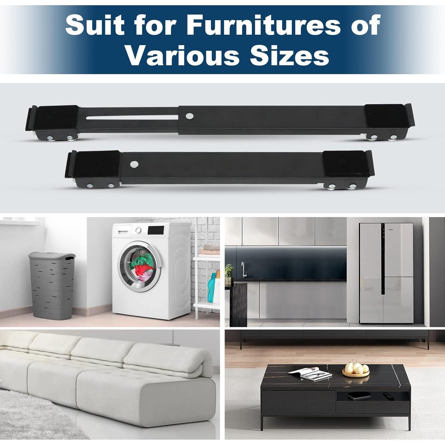 Rodillos extensibles para electrodomésticos Lemtrflo 660 lb