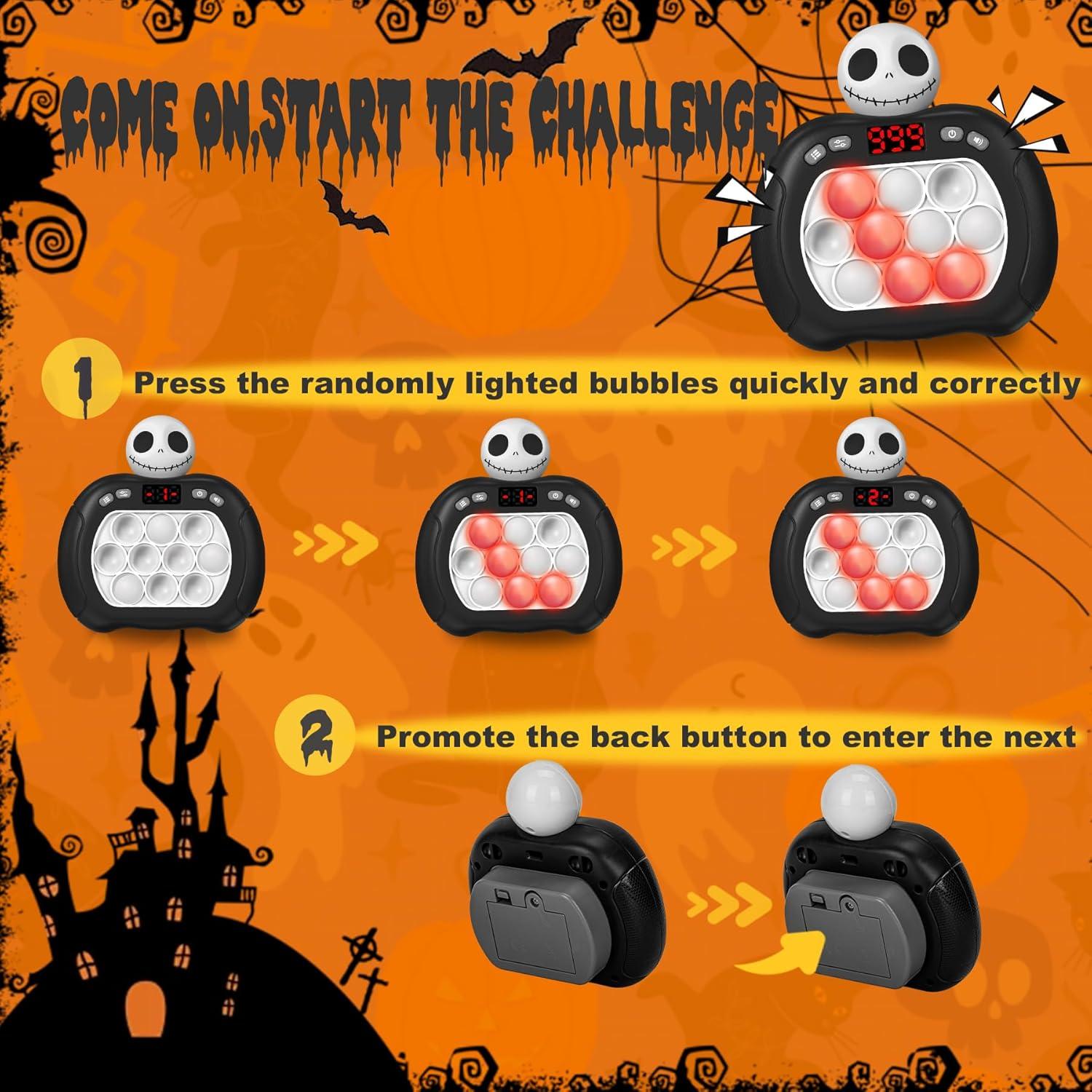 Juego de Empujar Fidget Halloween 2 Piezas QBvuj Juguetes Sensoriales