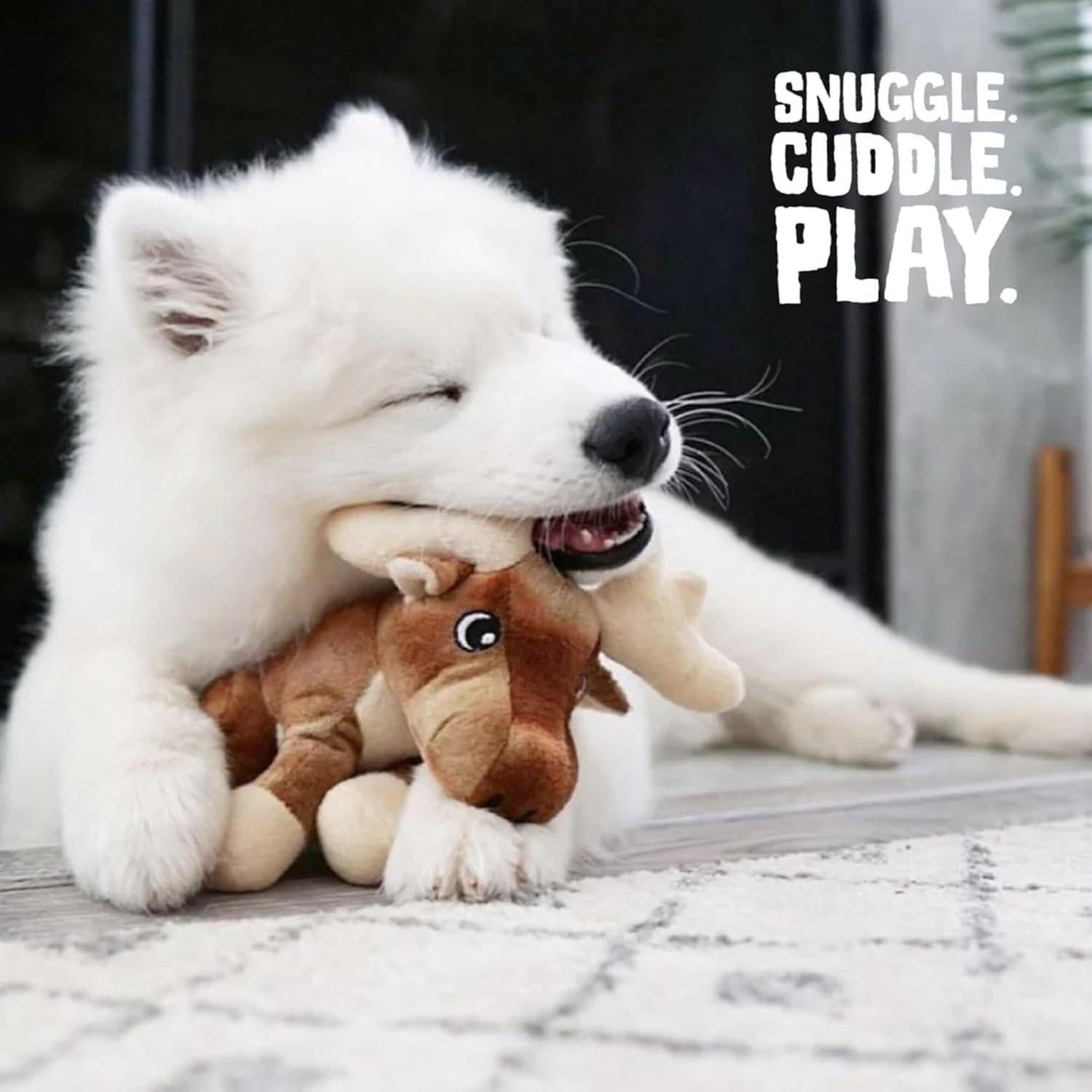 Juguete de Peluche Snugarooz Marty El Alce 20 cm para Perros