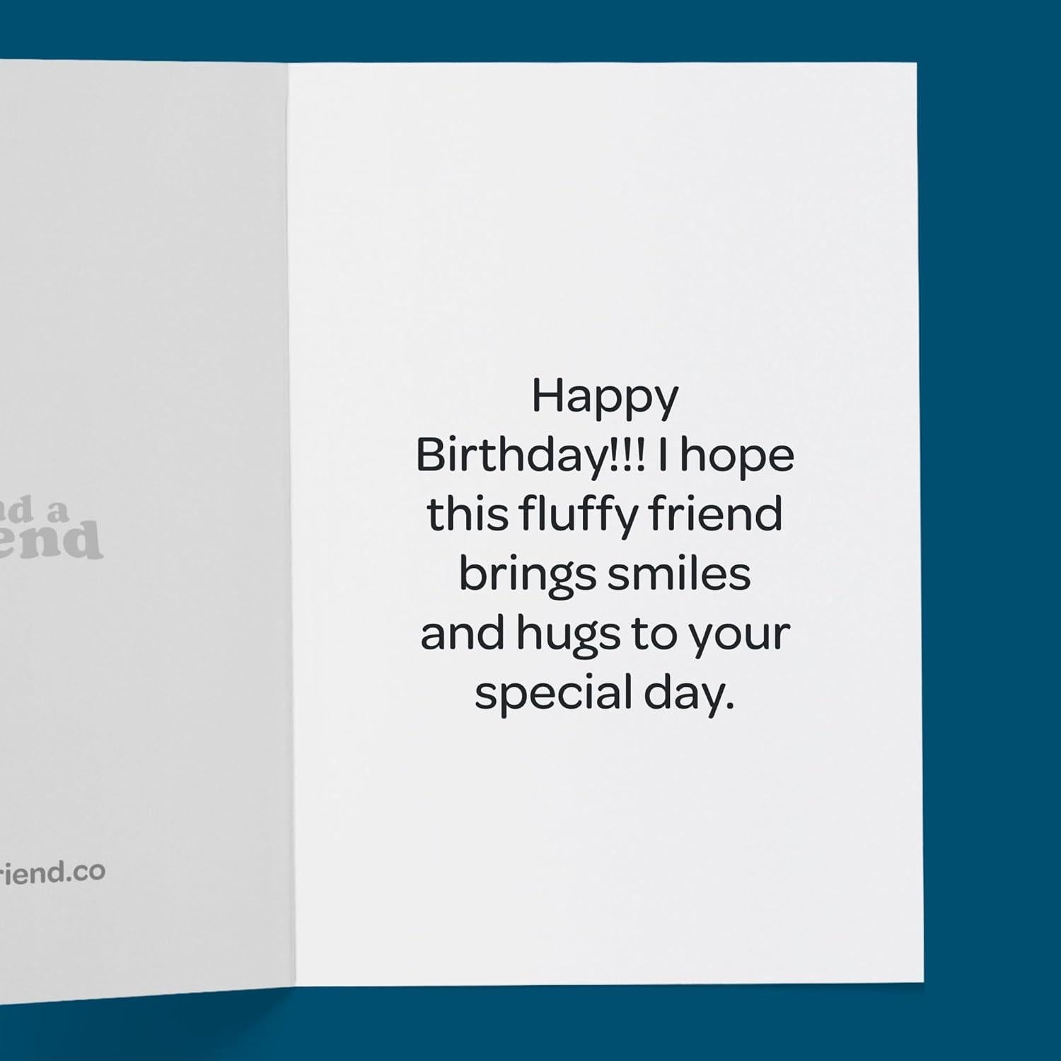 Paquete de Peluche Oliver La Nutria con Tarjeta Cumpleaños