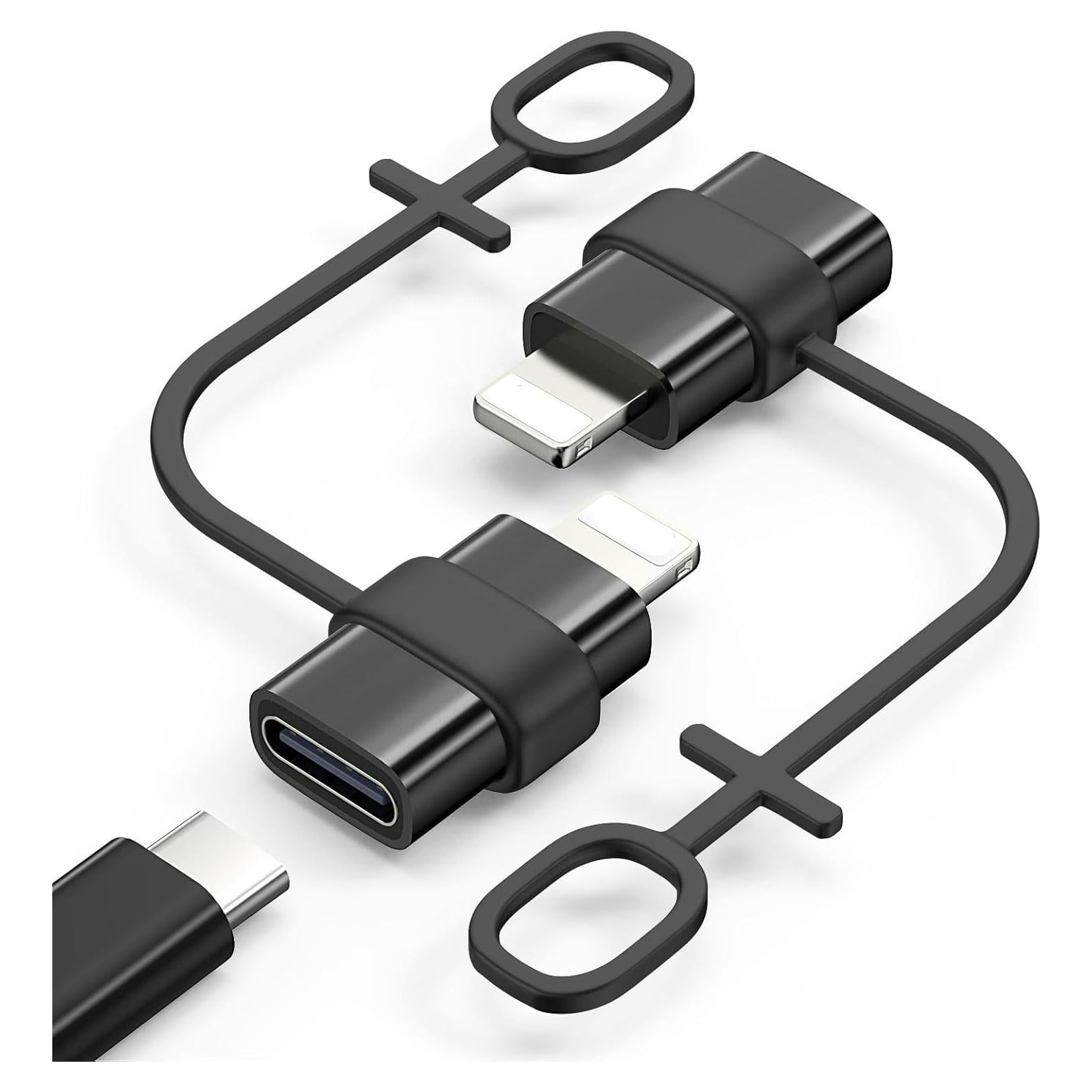 Adaptador USB C a Lightning MoKo - Carga y Sincronización - 2 Piezas