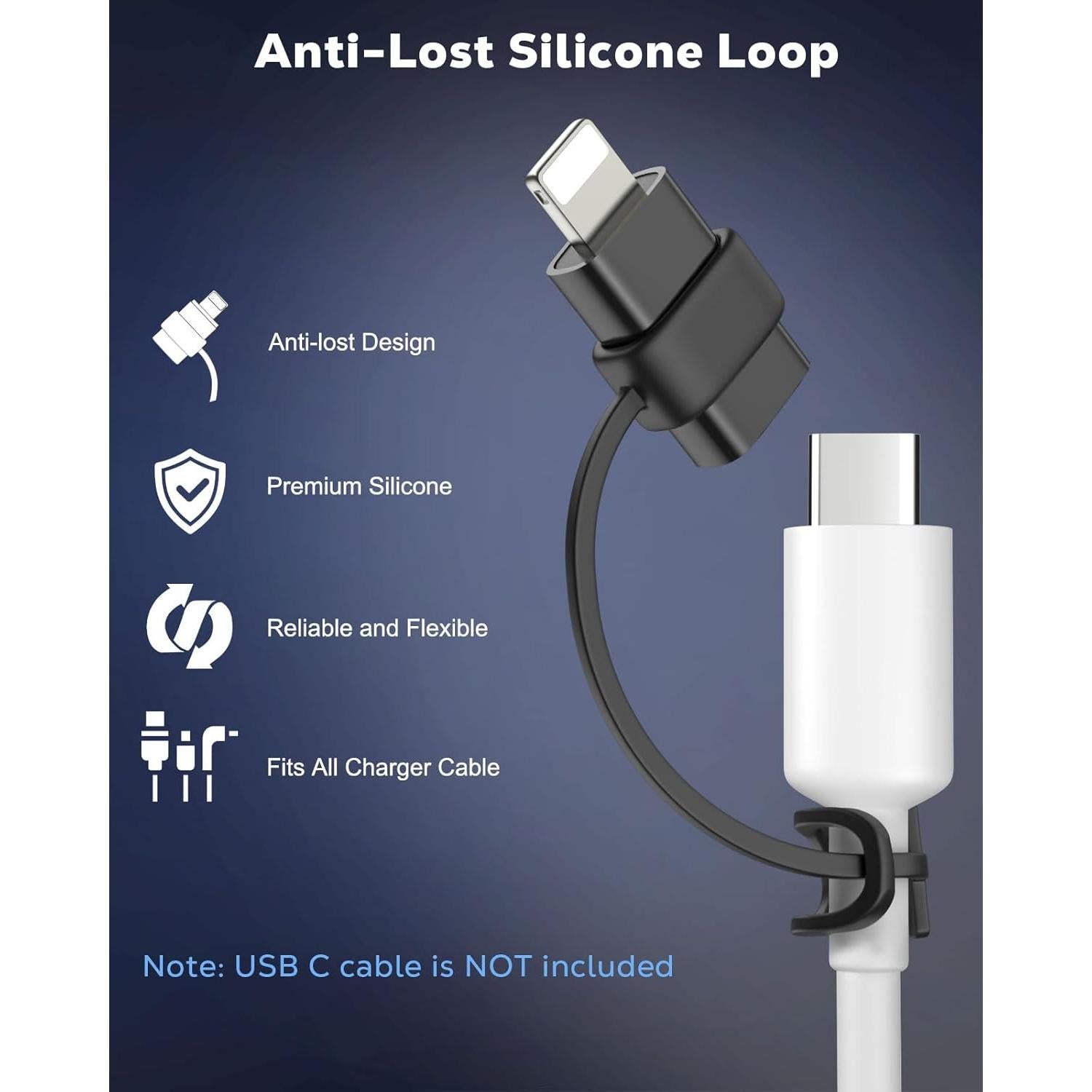 Adaptador USB C a Lightning MoKo - Carga y Sincronización - 2 Piezas