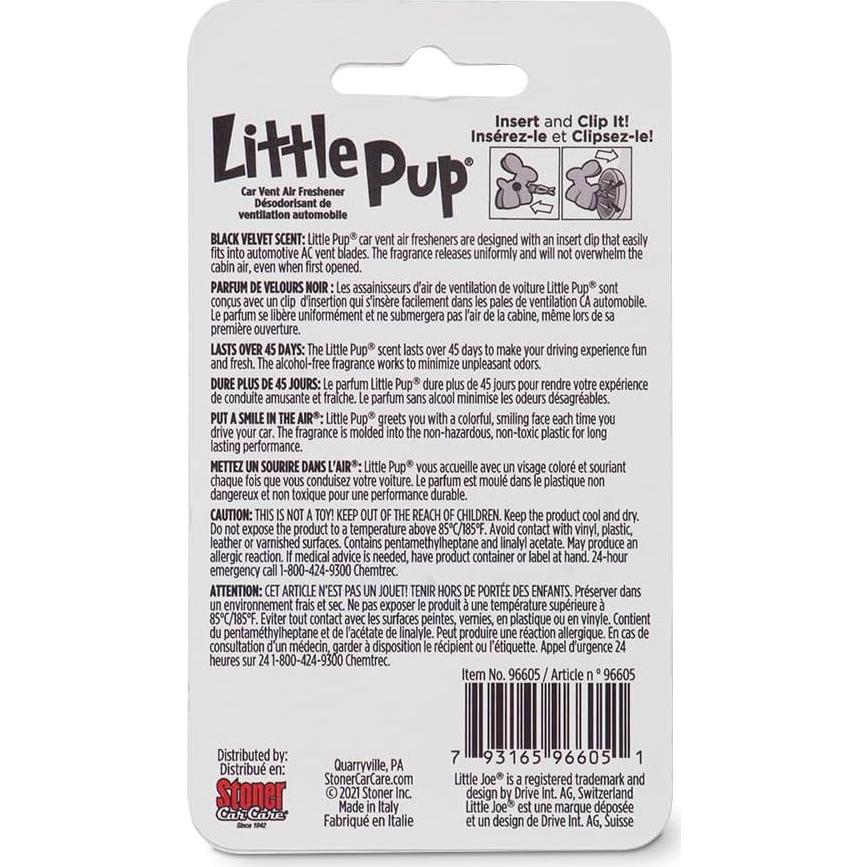 Ambientador para Auto Pequeño Cachorro Stoner Terciopelo Negro