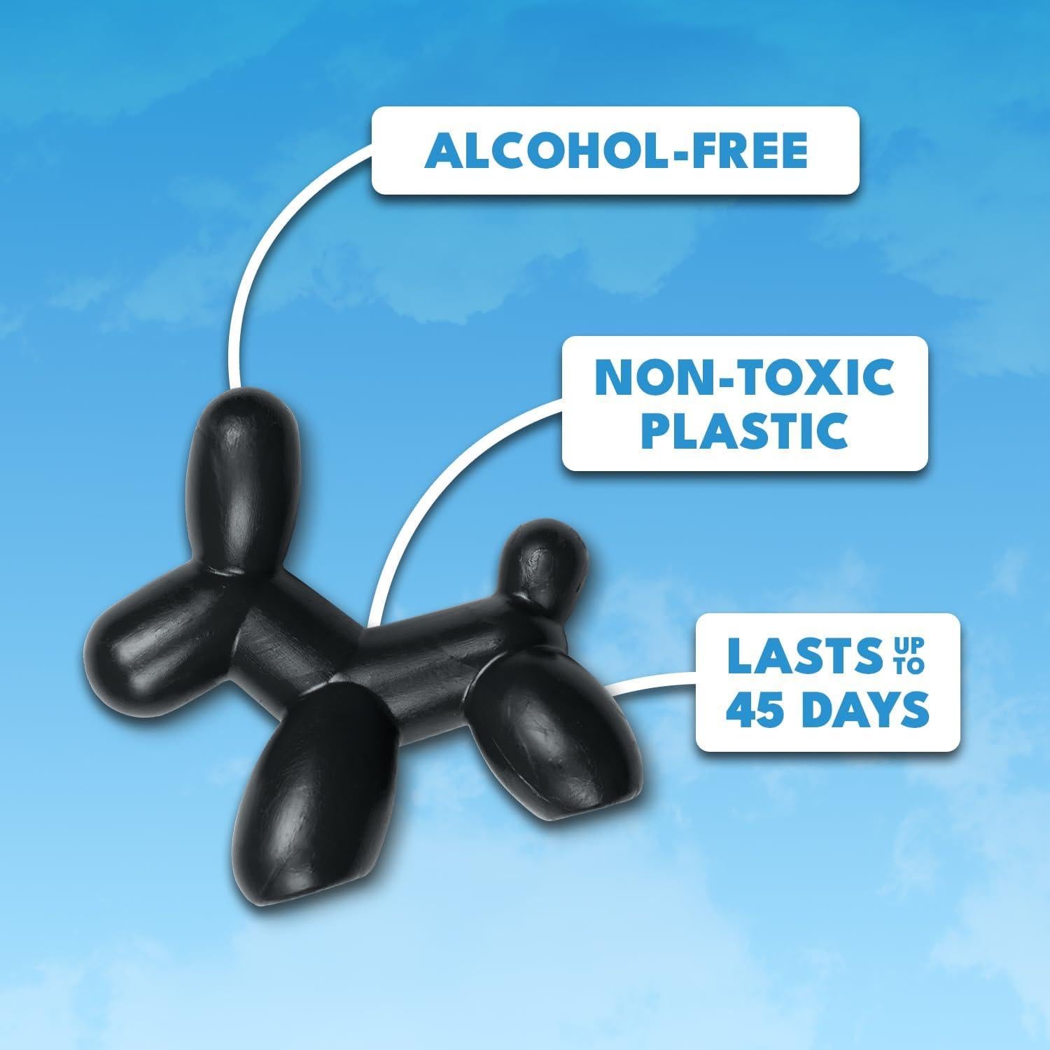 Ambientador para Auto Pequeño Cachorro Stoner Terciopelo Negro