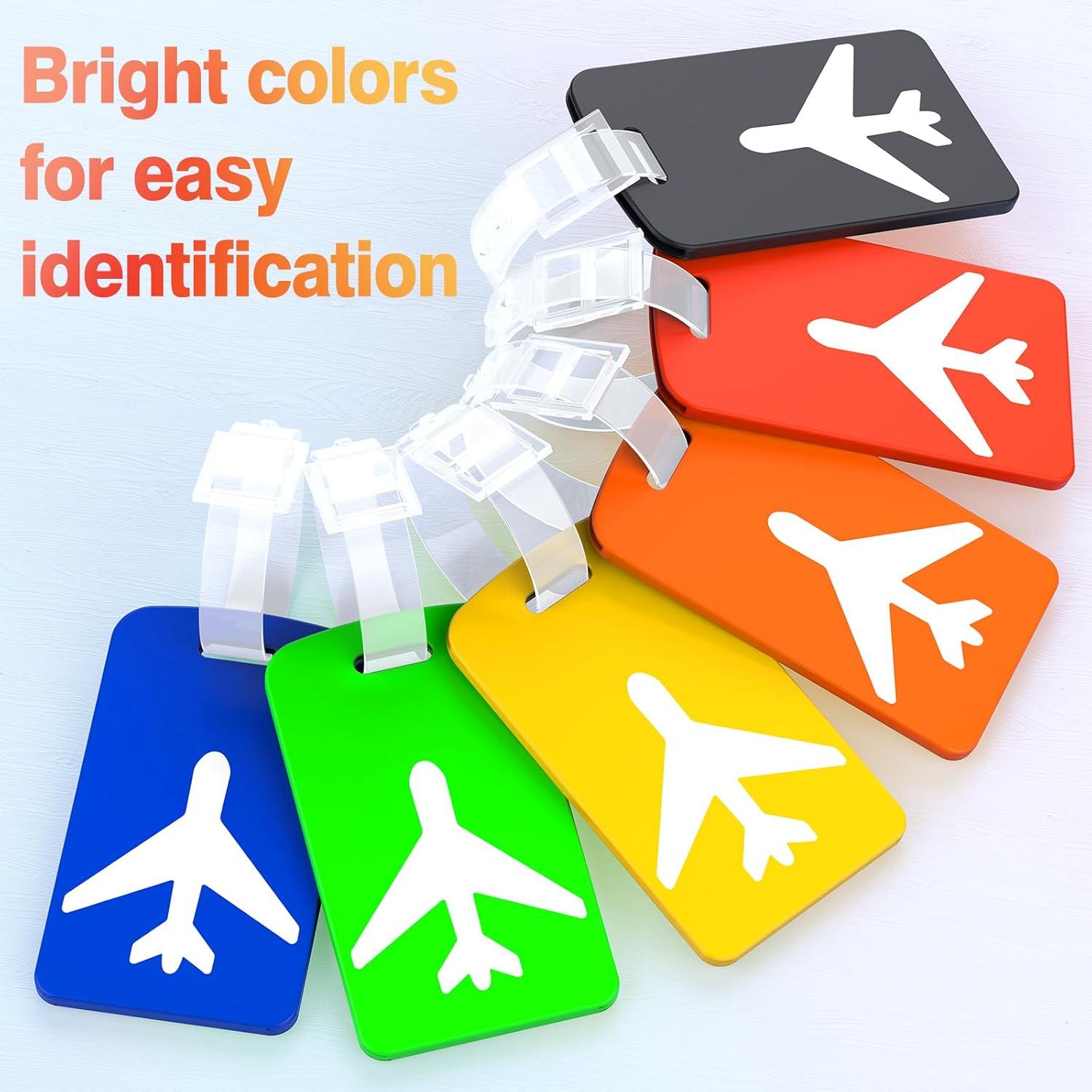 Etiquetas de Equipaje de Silicona Maromalife 2 Piezas Amarillo