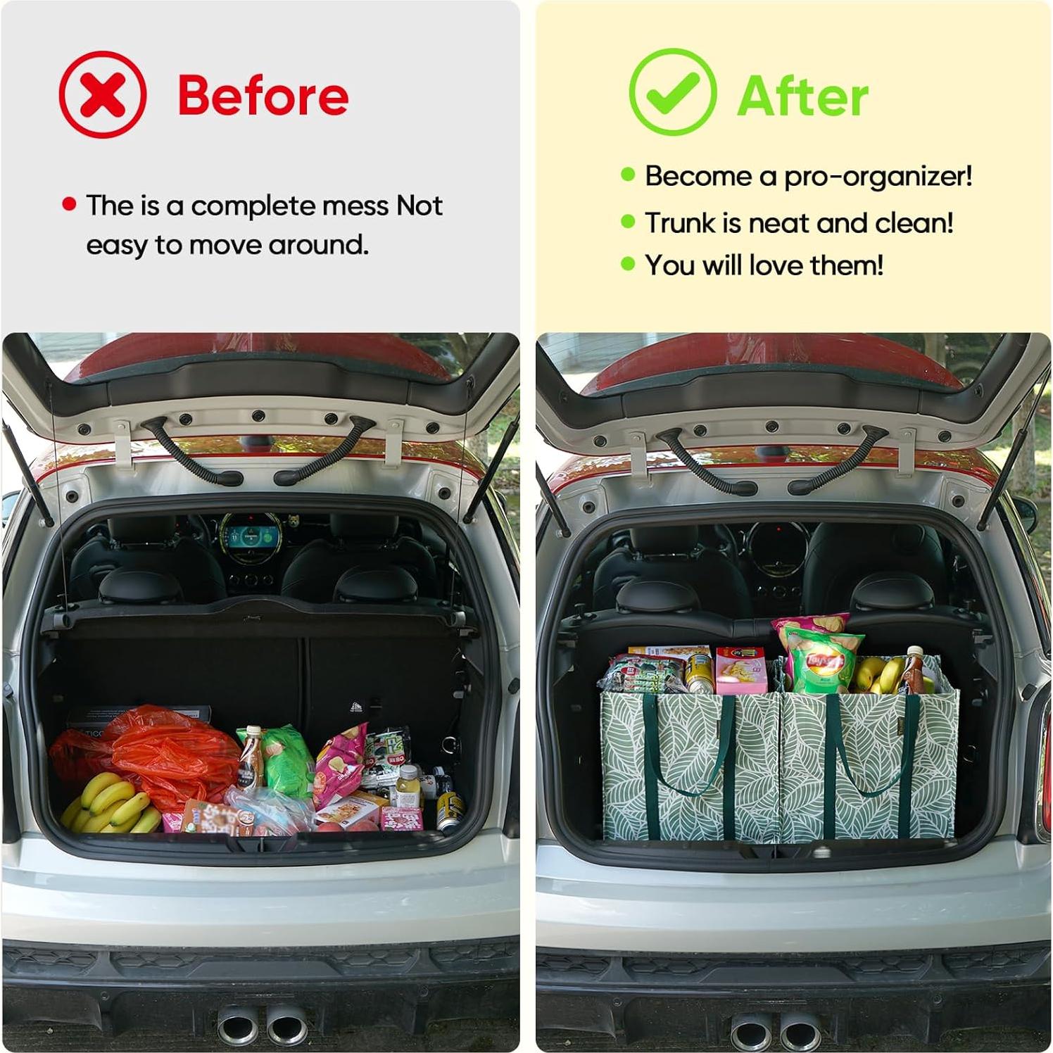 Bolsas de Compras Reutilizables Baleine 4 PK Foliage Antiguo