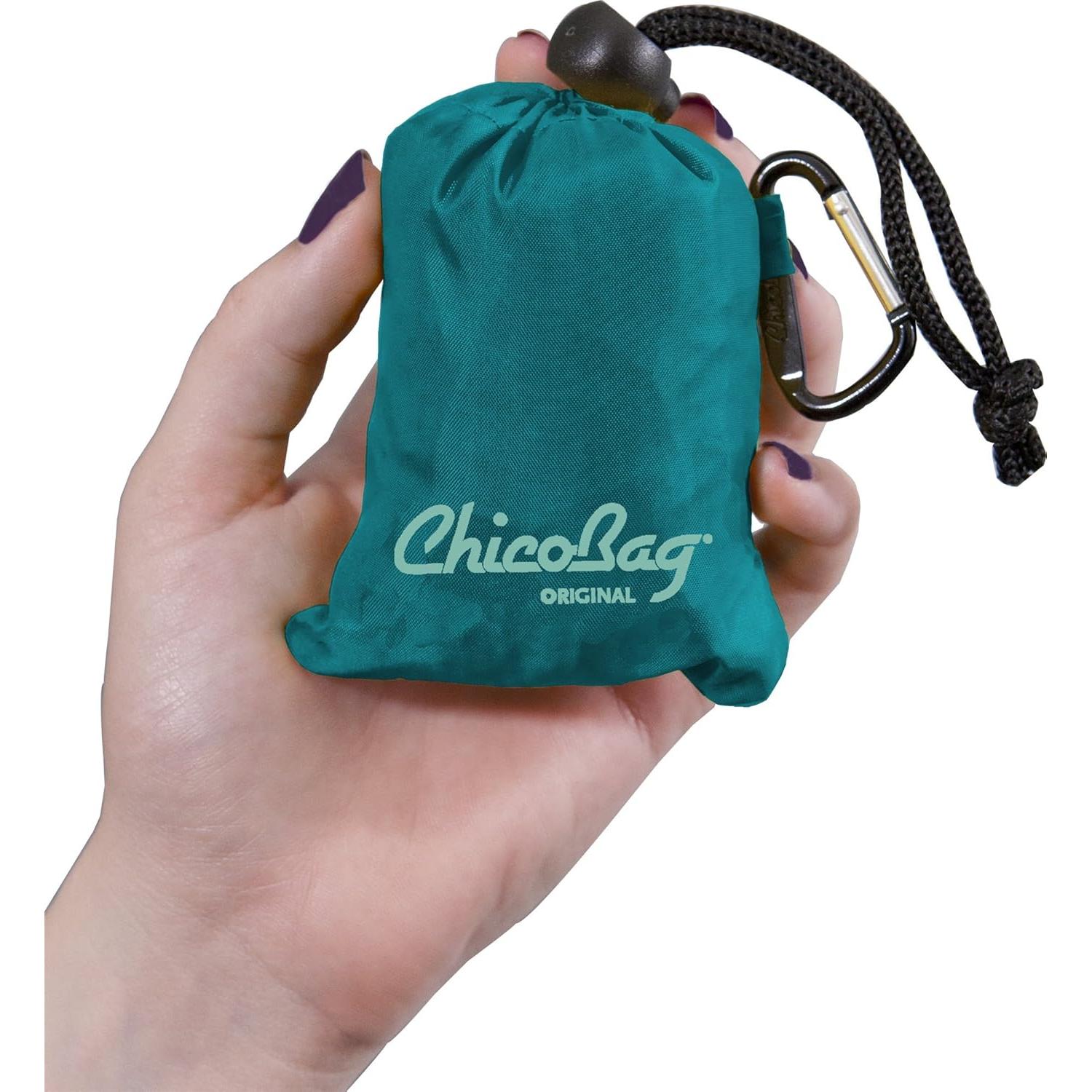 Bolsa Reutilizable ChicoBag Compacta Eco-Friendly 11.3 kg Aqua