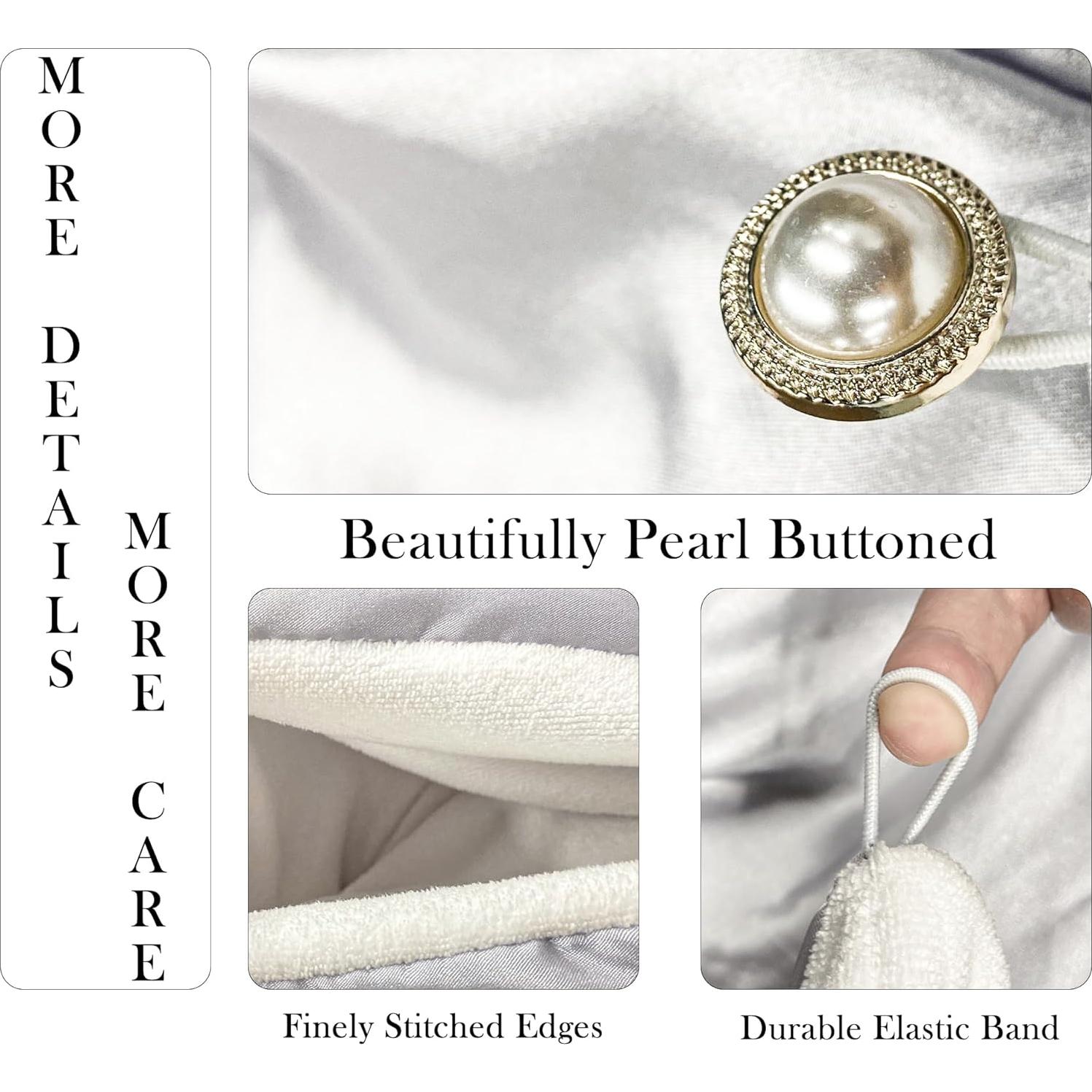 Toalla de Microfibra Satinada Chloven para Cabello - Secado Rápido