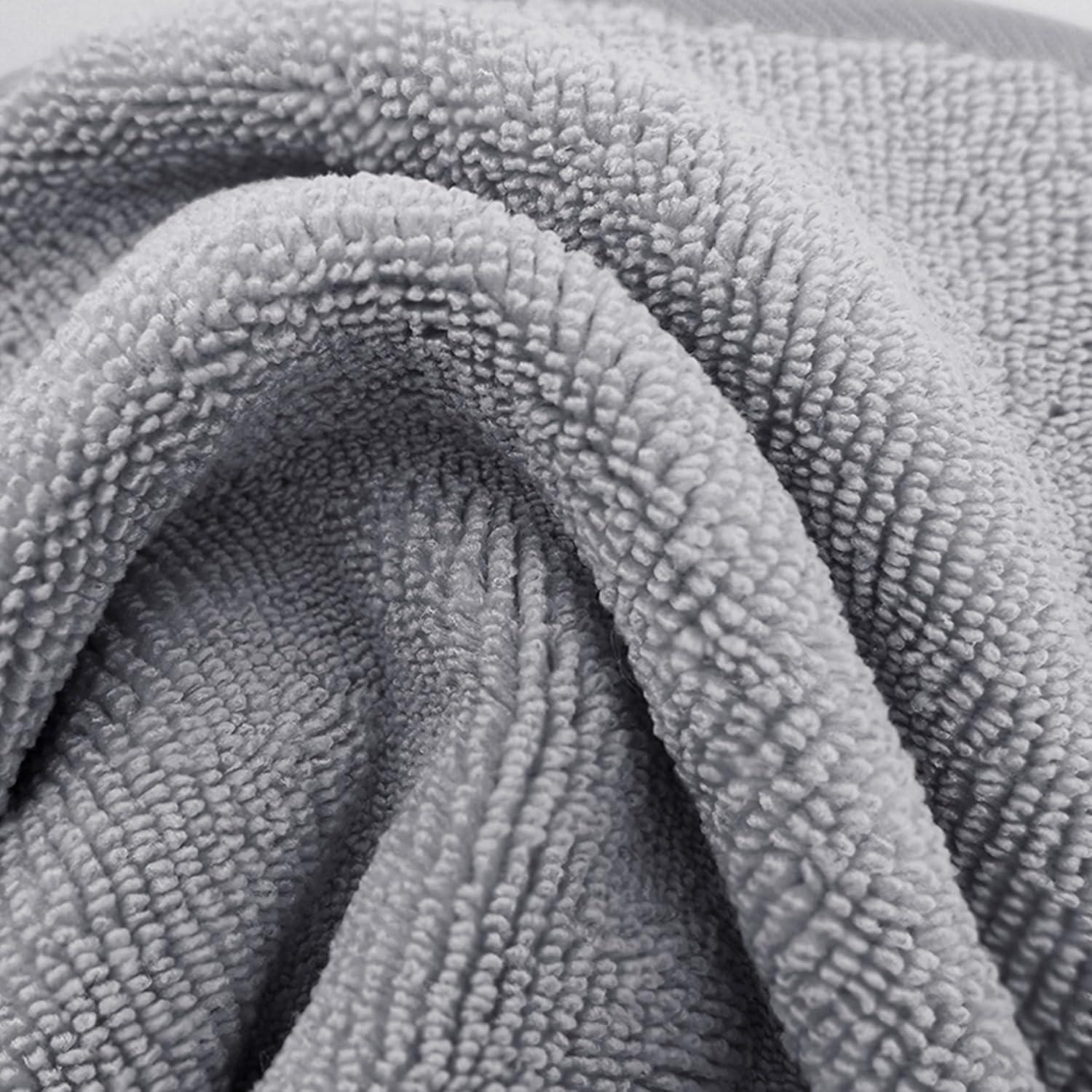 Paño Desmaquillante Hipoalergénico Microfibra Polyte 20x20 cm 6 Unidades Gris