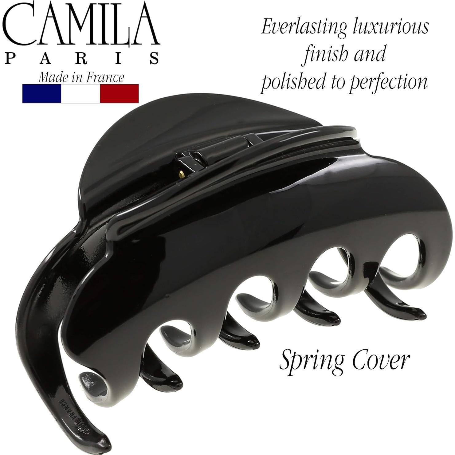 Clip de Pelo Grande Camila Paris CP2385 Negro 8.9 cm