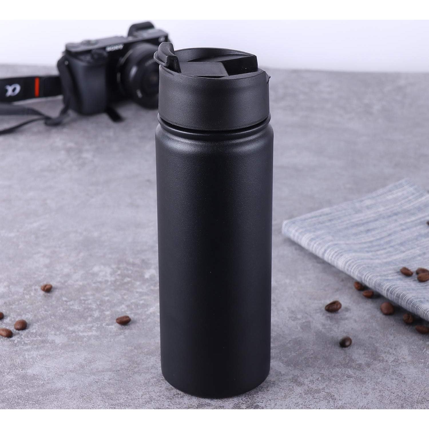 Botella de Infusor de Té Sivaphe 500 ml Acero Inoxidable Negro