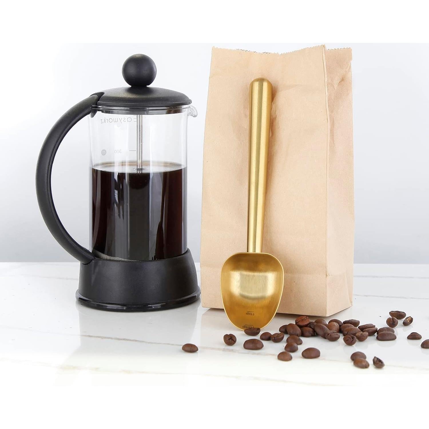 Cuchara Medidora de Café Easyworkz Oro Inoxidable 7g