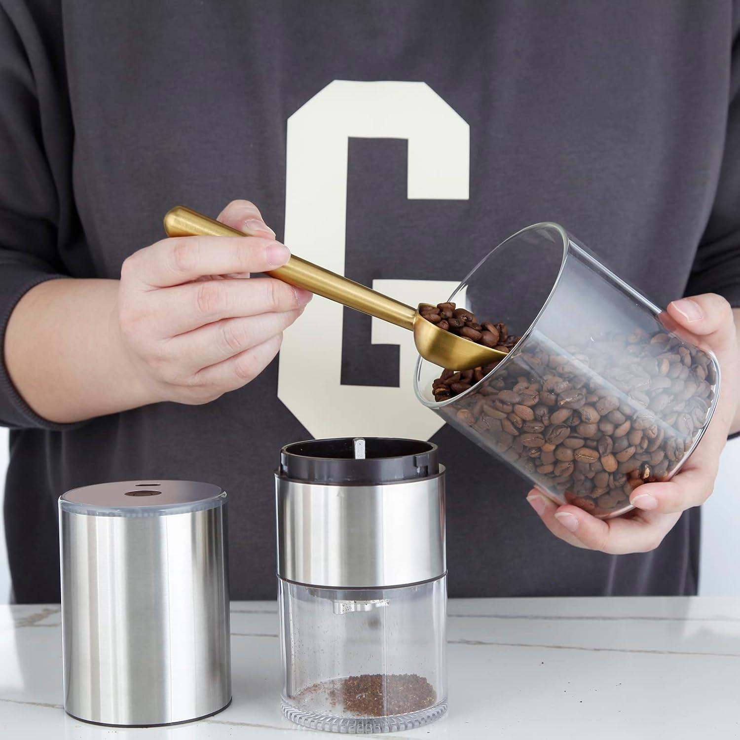 Cuchara Medidora de Café Easyworkz Oro Inoxidable 7g