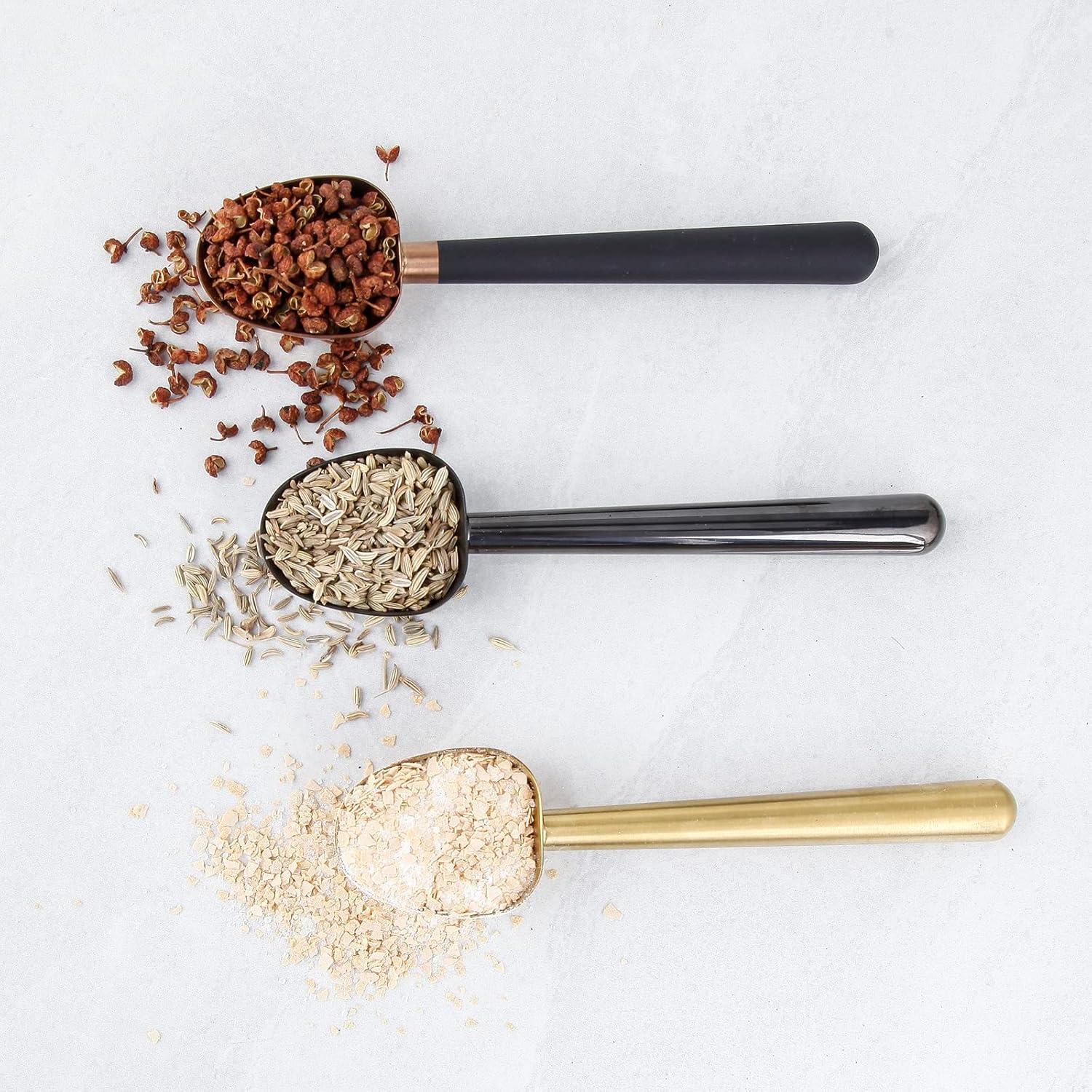 Cuchara Medidora de Café Easyworkz Oro Inoxidable 7g