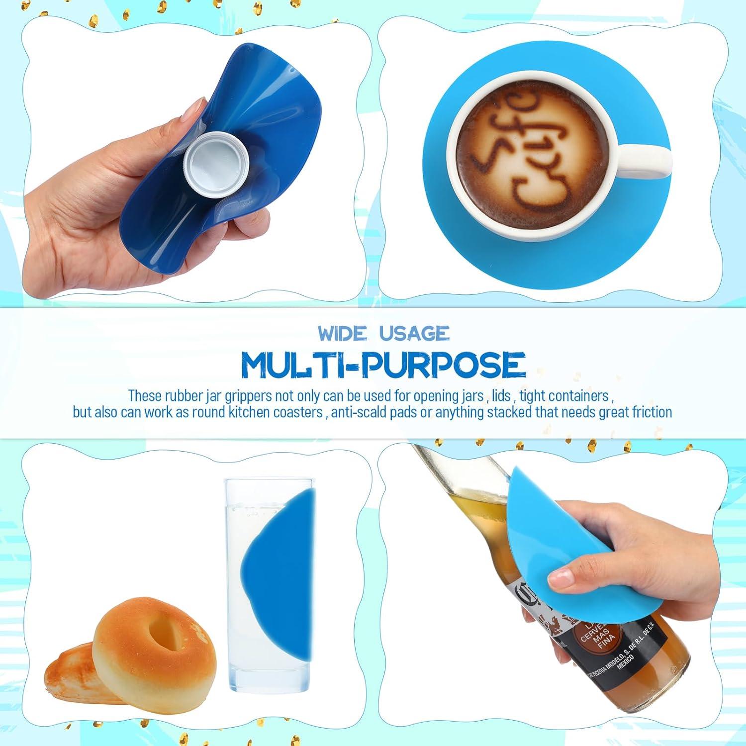 Chuangdi 8 Almohadillas de Goma Antideslizantes 12.5 cm