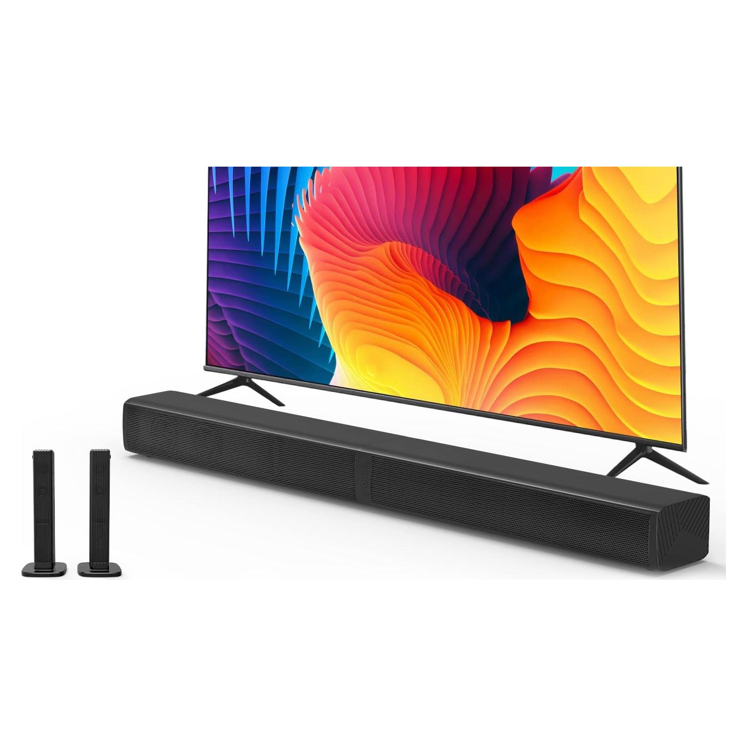 Barra de Sonido Puxinat 32" 2.2CH Bluetooth 5.0 con Subwoofer