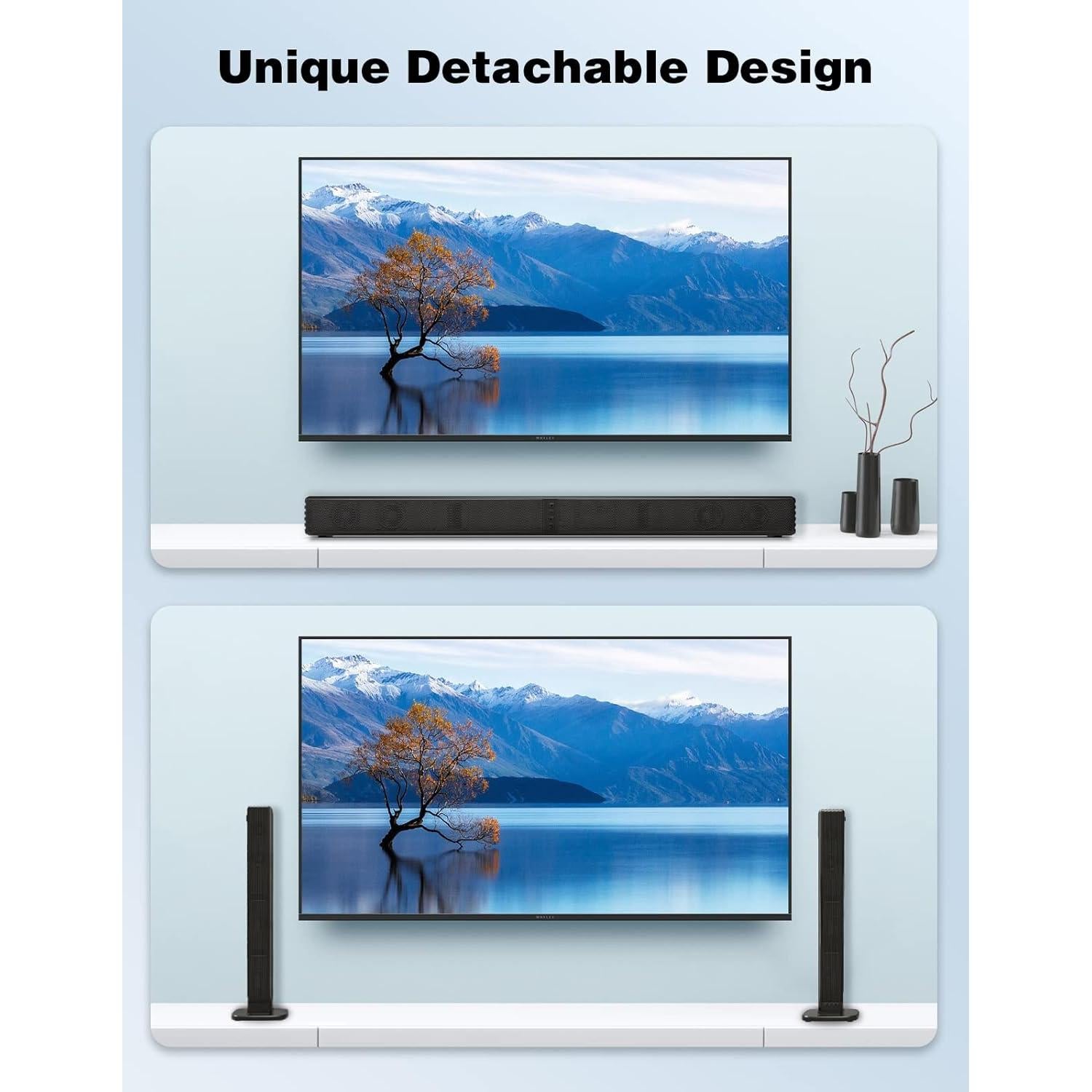 Barra de Sonido Puxinat 32" 2.2CH Bluetooth 5.0 con Subwoofer