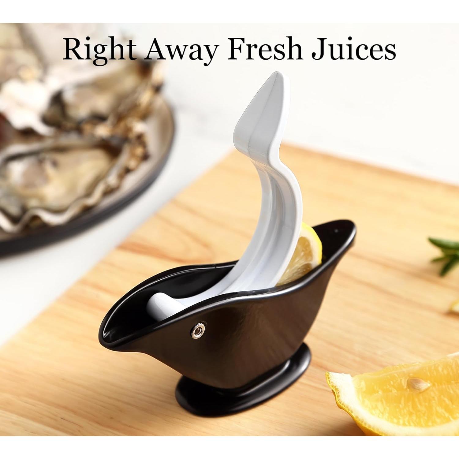 Exprimidor de Limón Manual Domonic Home Negro Ergonómico