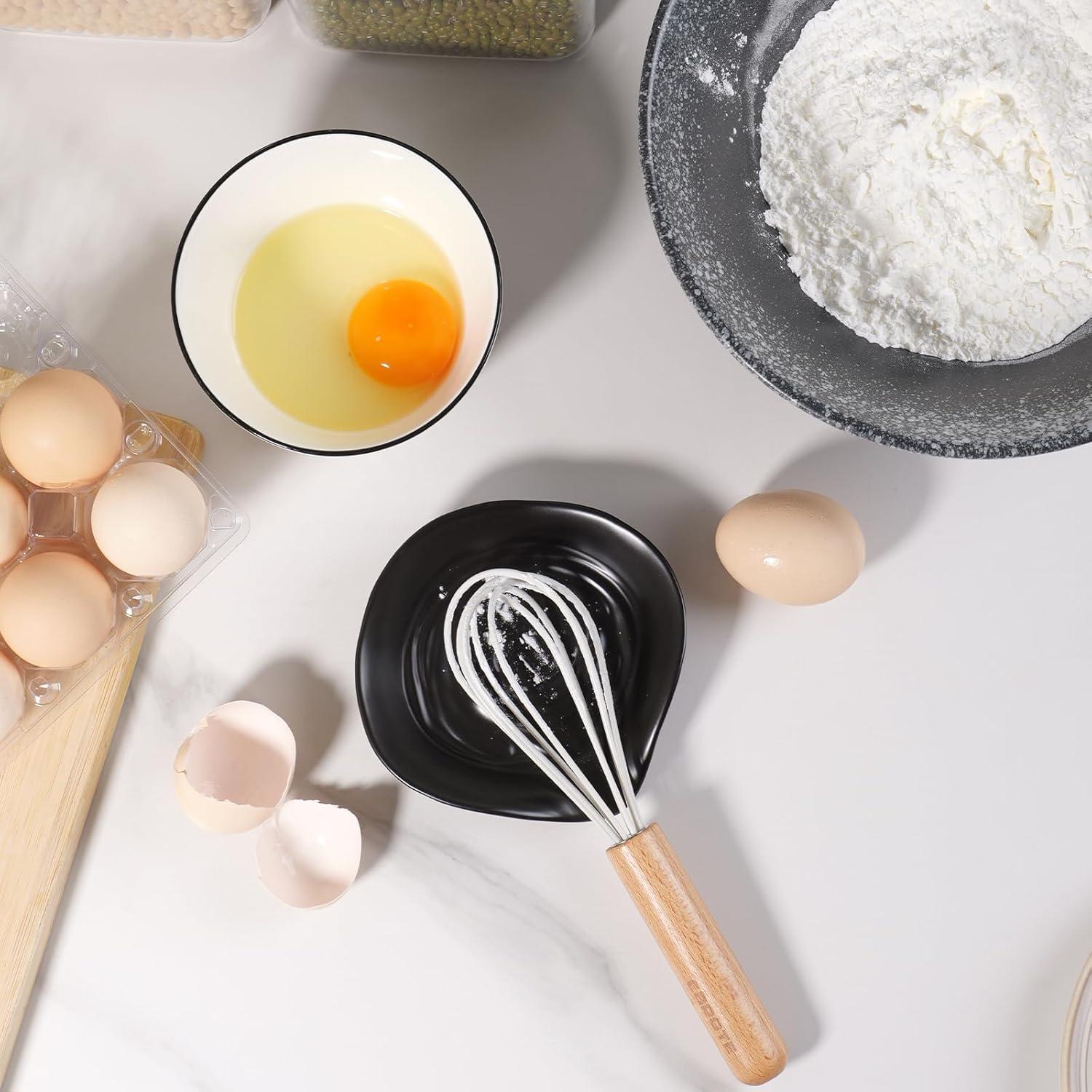 Soporte para Cucharas de Cerámica Karisky Negro 12.5 cm