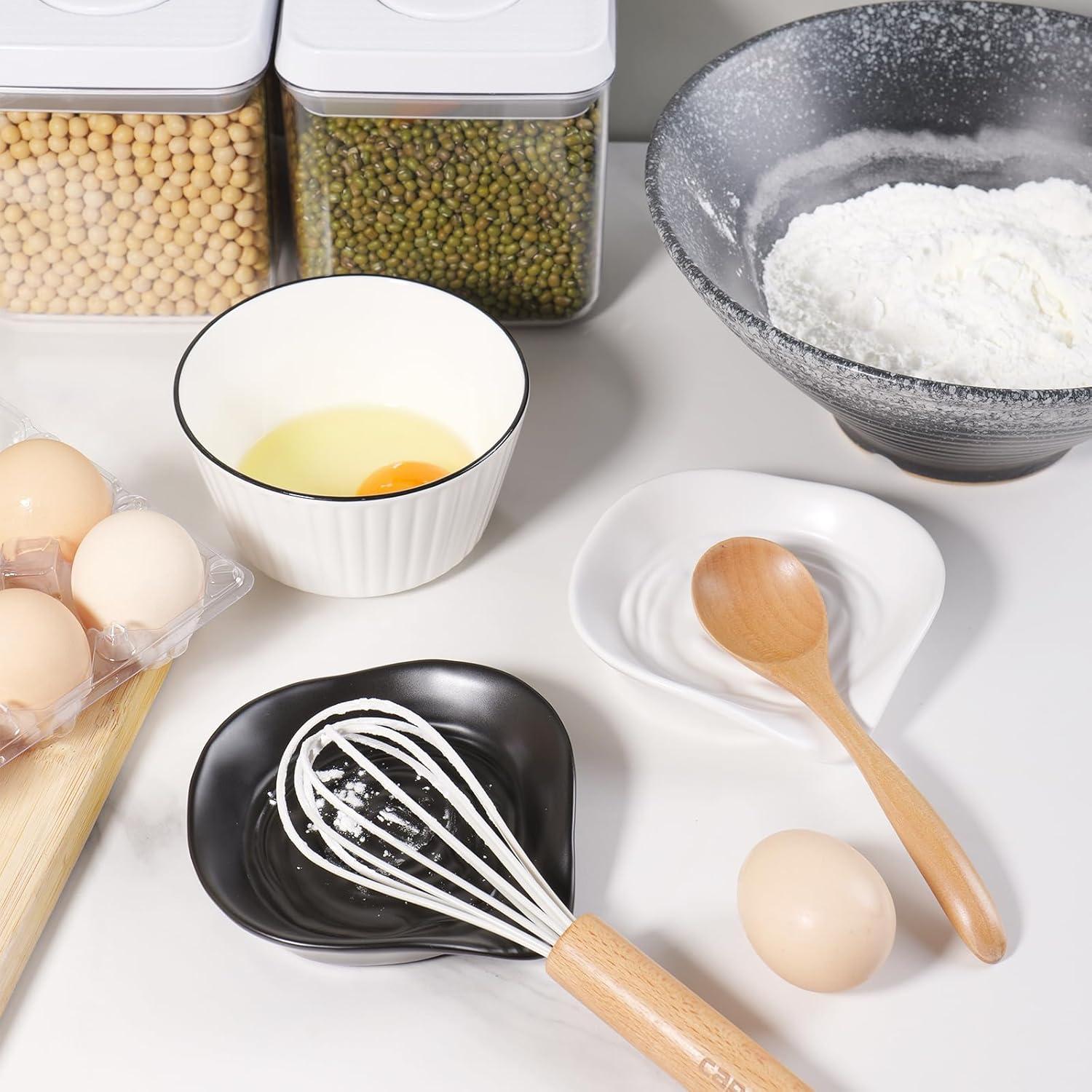 Soporte para Cucharas de Cerámica Karisky Negro 12.5 cm