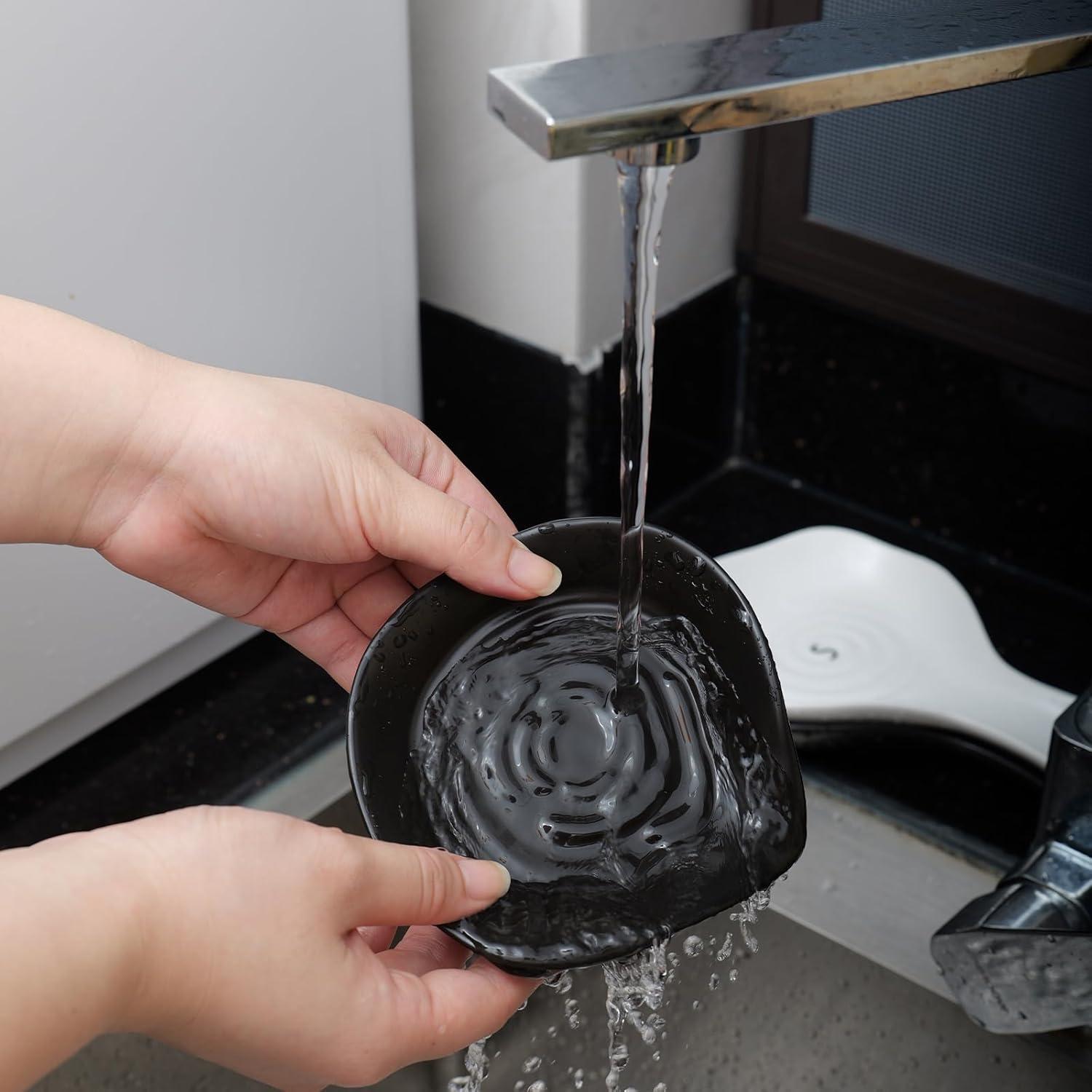 Soporte para Cucharas de Cerámica Karisky Negro 12.5 cm