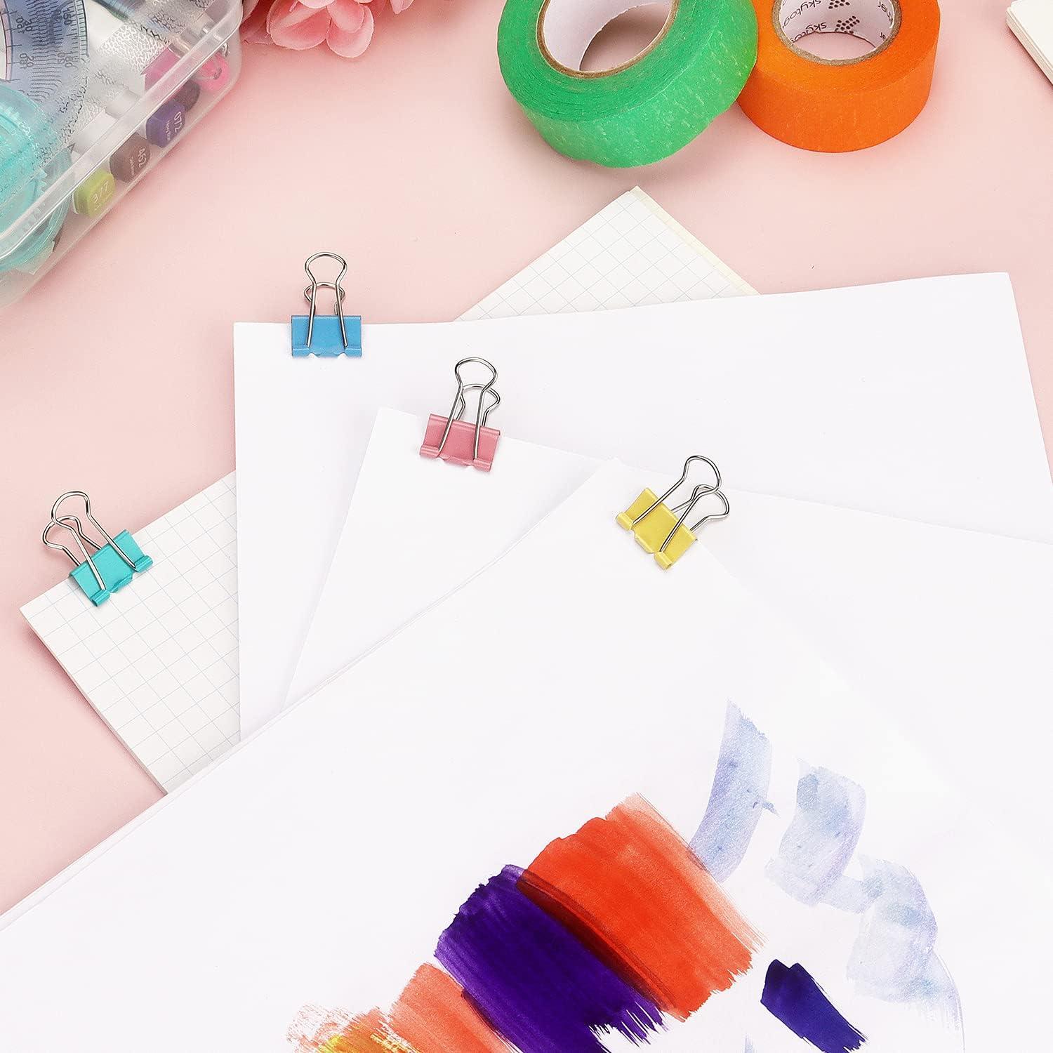 Clip de Encuadernación ZZTX Multicolor 40 Piezas 1.9 cm