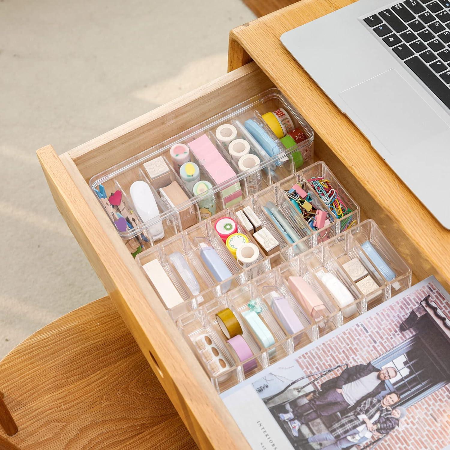 Caja Organizadora de Cables Yesesion 10L Transparente Ajustable