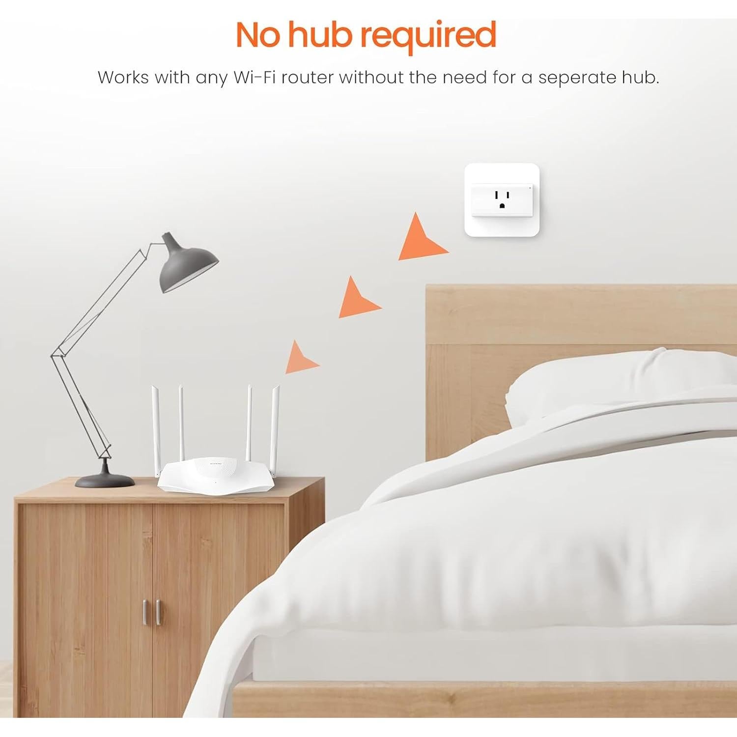 Enchufe Inteligente WiFi Tenda SP9 (2 Paquete) con Monitoreo de Energía