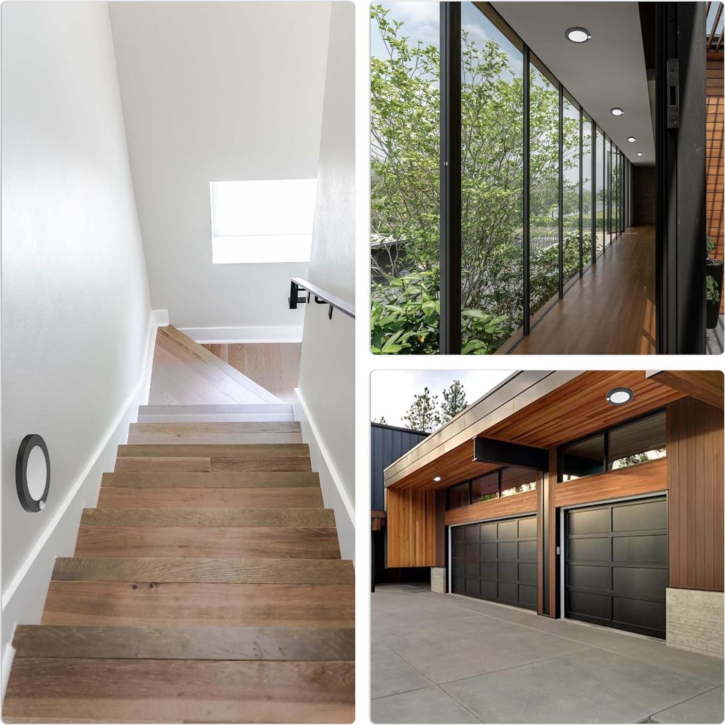 Luz de Closet ZAGO 6" Cableada con Sensor PIR 120V - 2 Paquetes