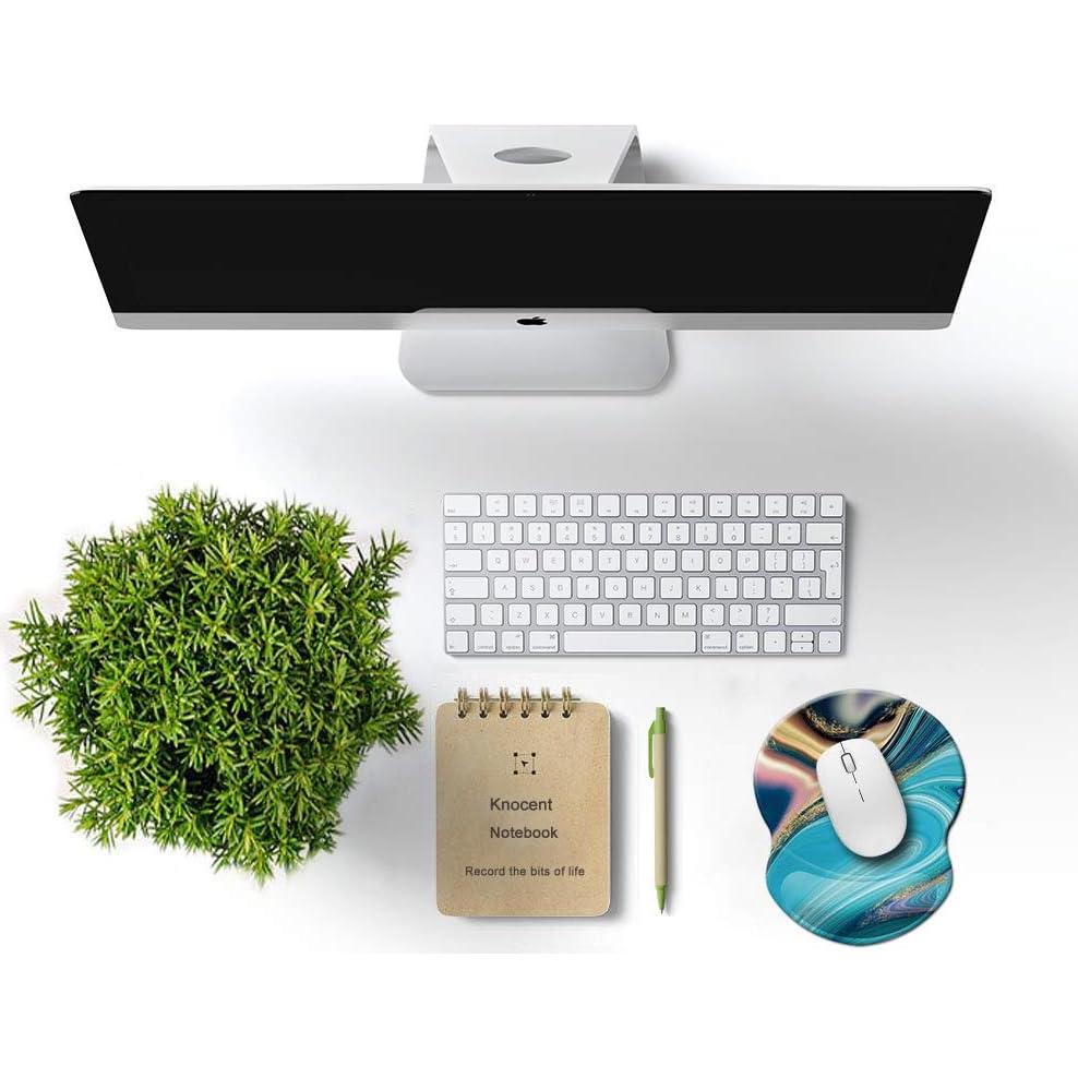 Alfombrilla de Ratón Knocent con Soporte para Muñeca 22x19cm