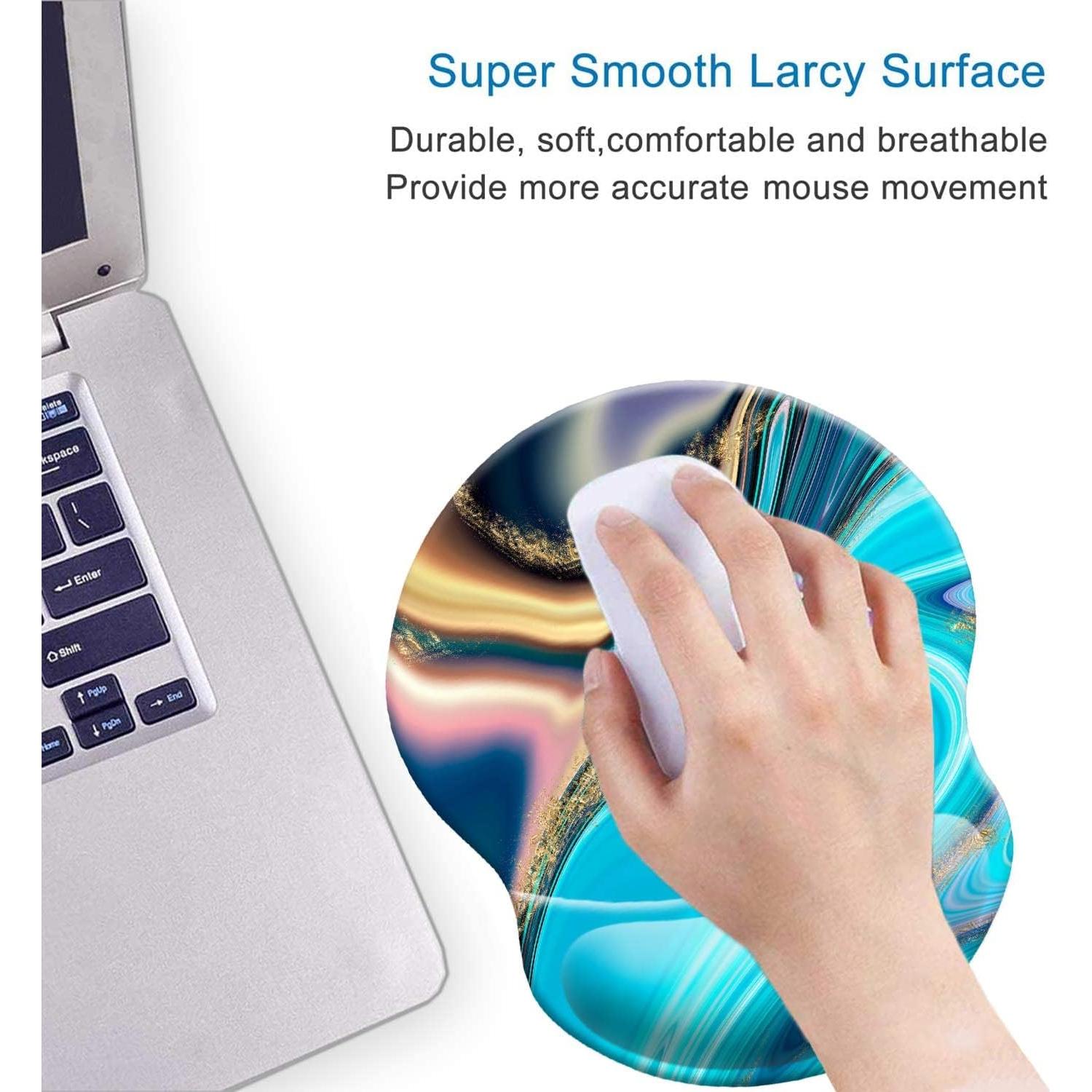 Alfombrilla de Ratón Knocent con Soporte para Muñeca 22x19cm